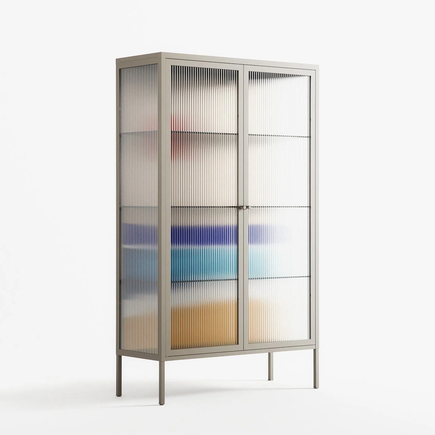 Ocean Sunrise - Cabinet - Henry Rivers - Pebble - Reeded glass - Image 4
