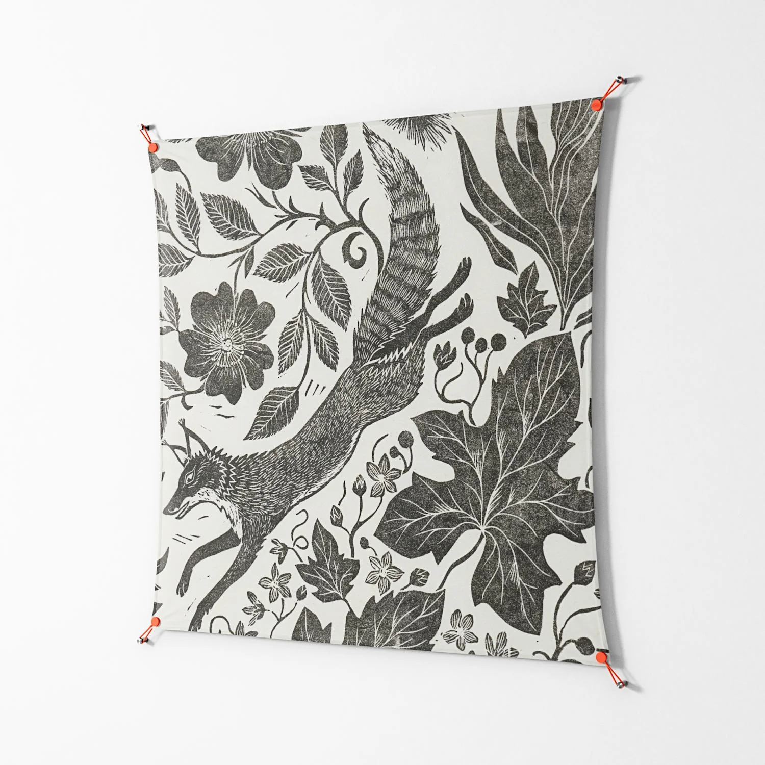Ode to Summer 4 - Work On Wall - Diana Catchpole - Orange - 140 x 140 cm - Image 2