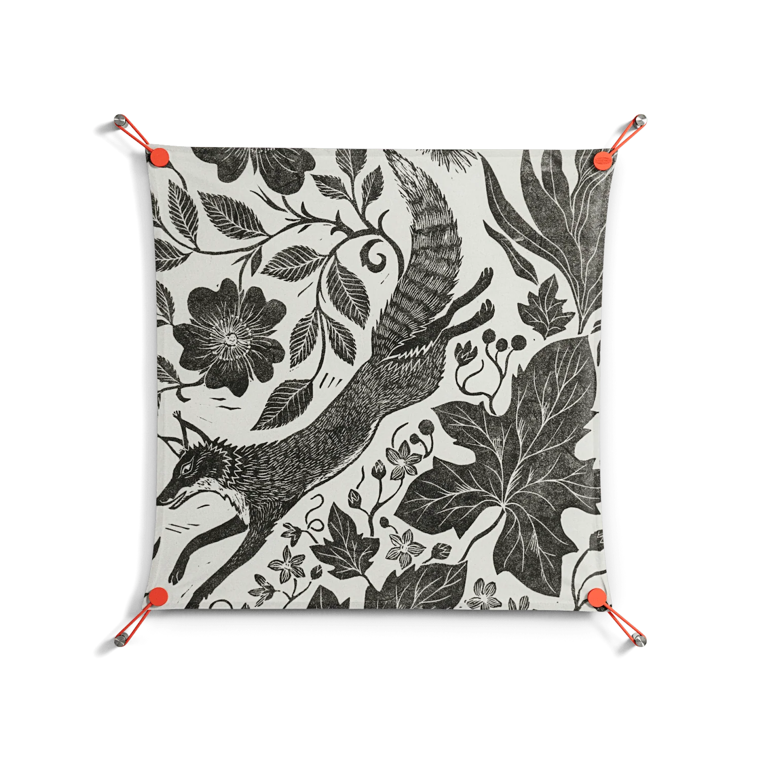 Ode to Summer 4 - Work On Wall - Diana Catchpole - Orange - 70 x 70 cm - Image 2