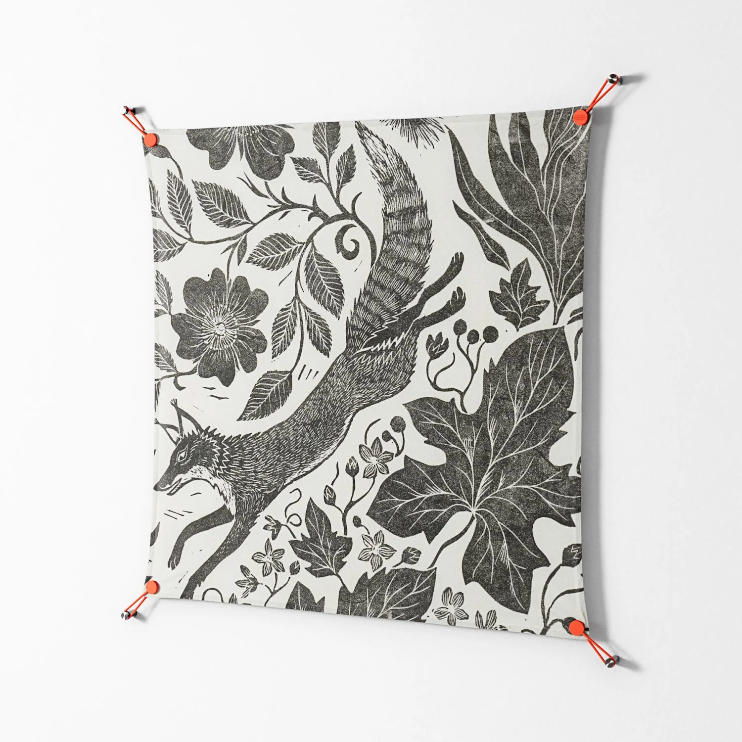 Ode to Summer 4 - Work On Wall - Diana Catchpole - Orange - 90 x 90 cm - Image 2