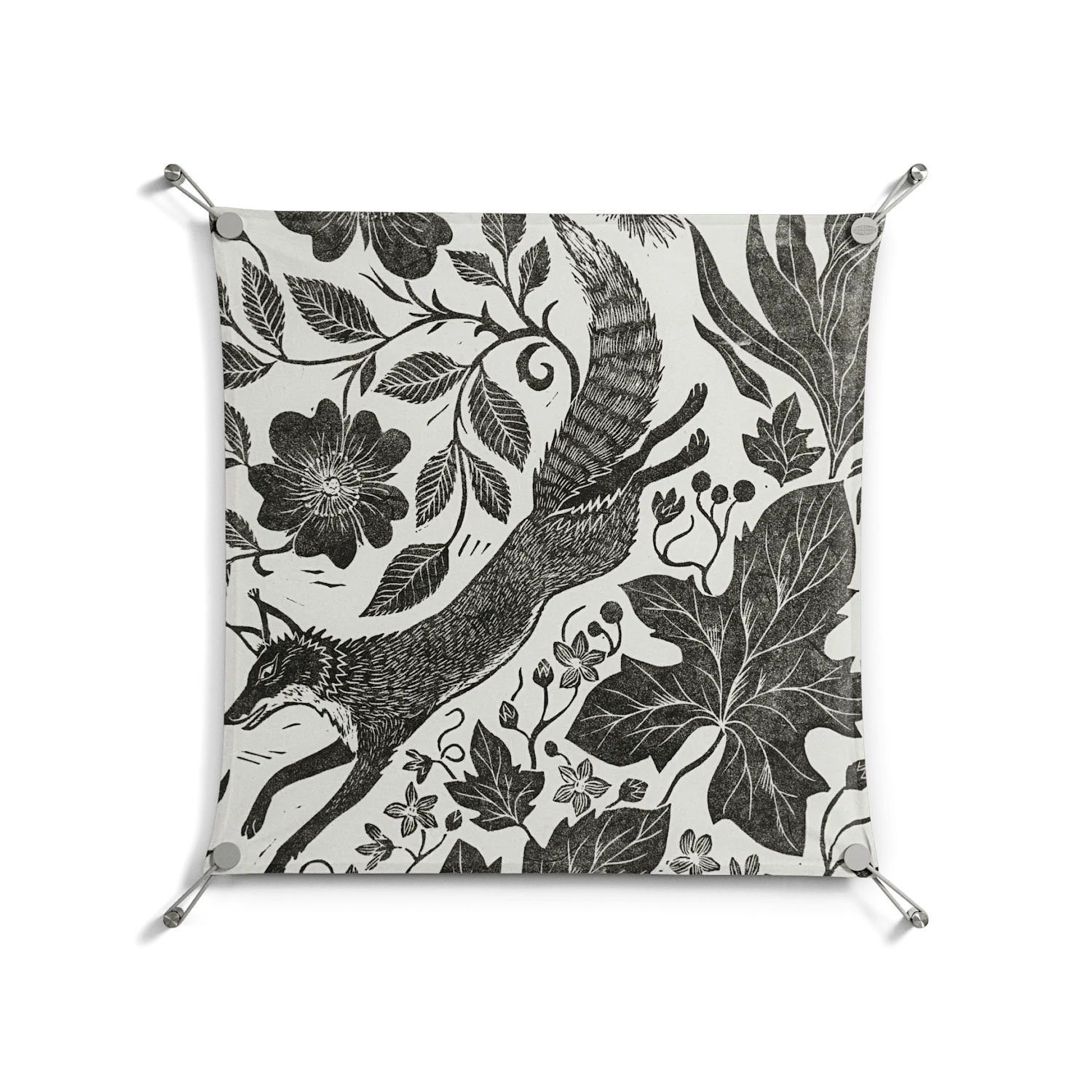 Ode to Summer 4 - Work On Wall - Diana Catchpole - Silver - 70 x 70 cm - Image 2