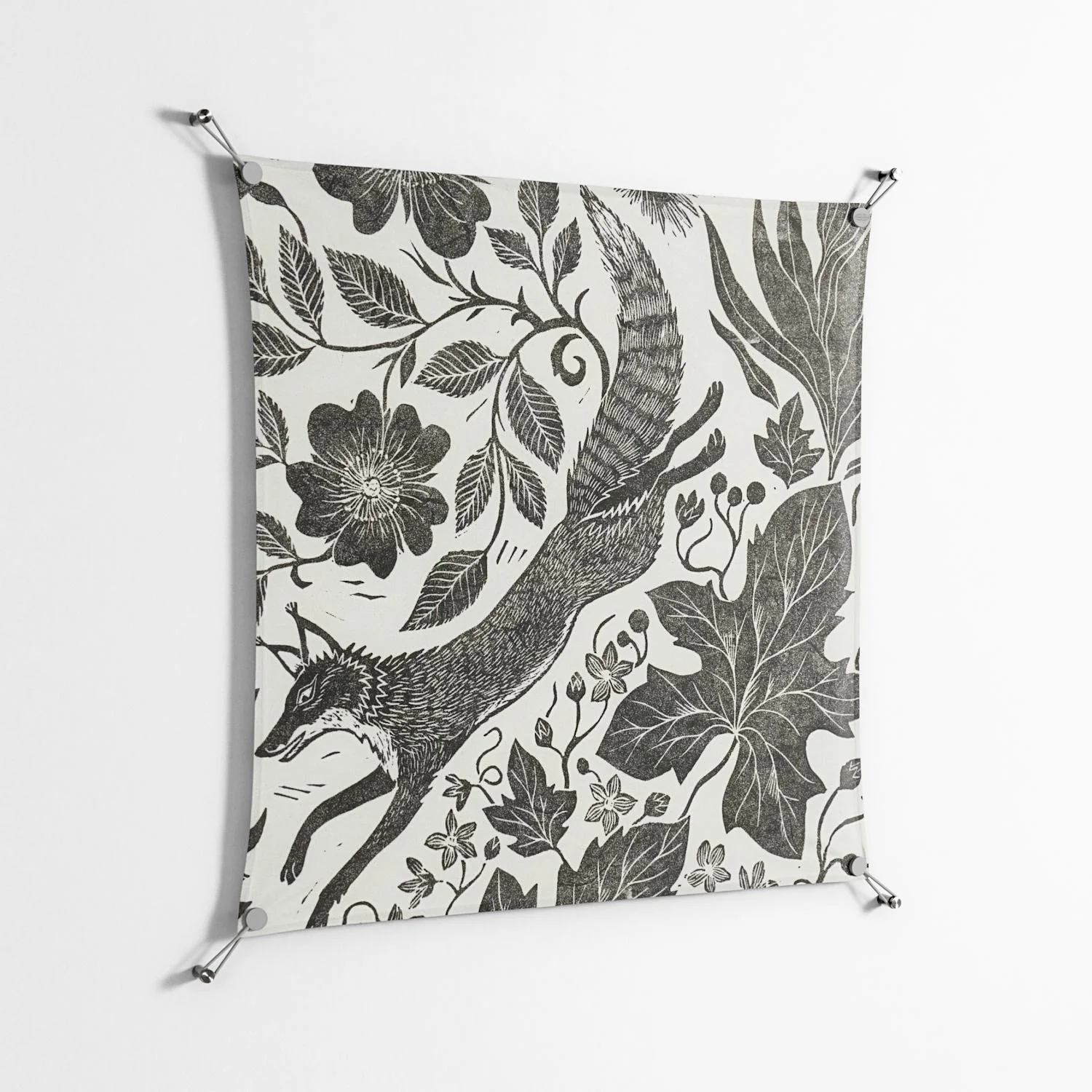 Ode to Summer 4 - Work On Wall - Diana Catchpole - Silver - 90 x 90 cm - Image 2
