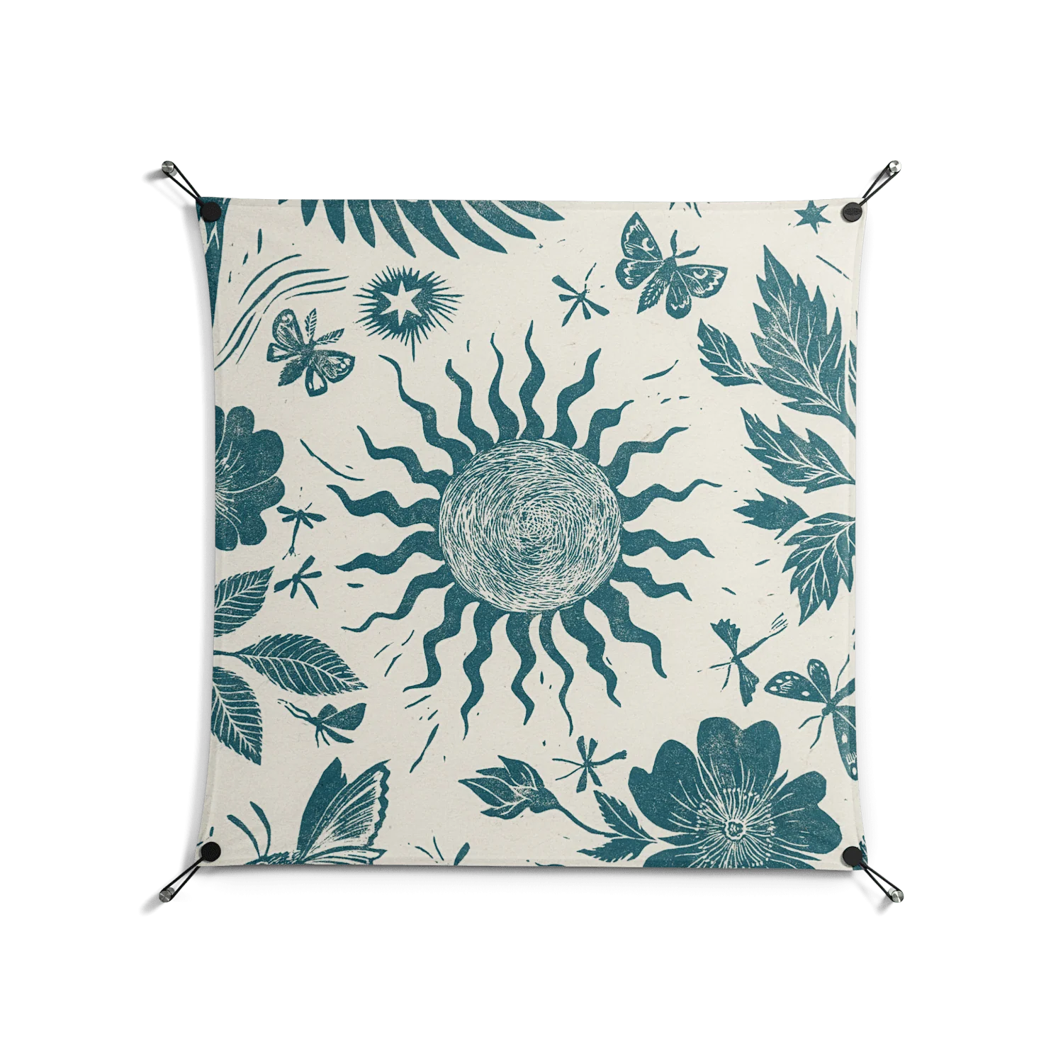 Ode to Summer 6 - Work On Wall - Diana Catchpole - Black - 90 x 90 cm - Image 2