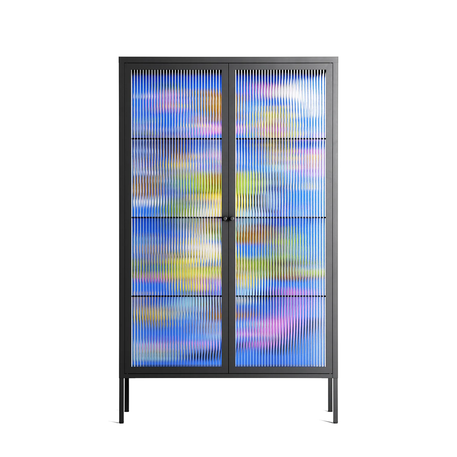 Odin - Cabinet - Cezar Berje - Antracite - Reeded glass
