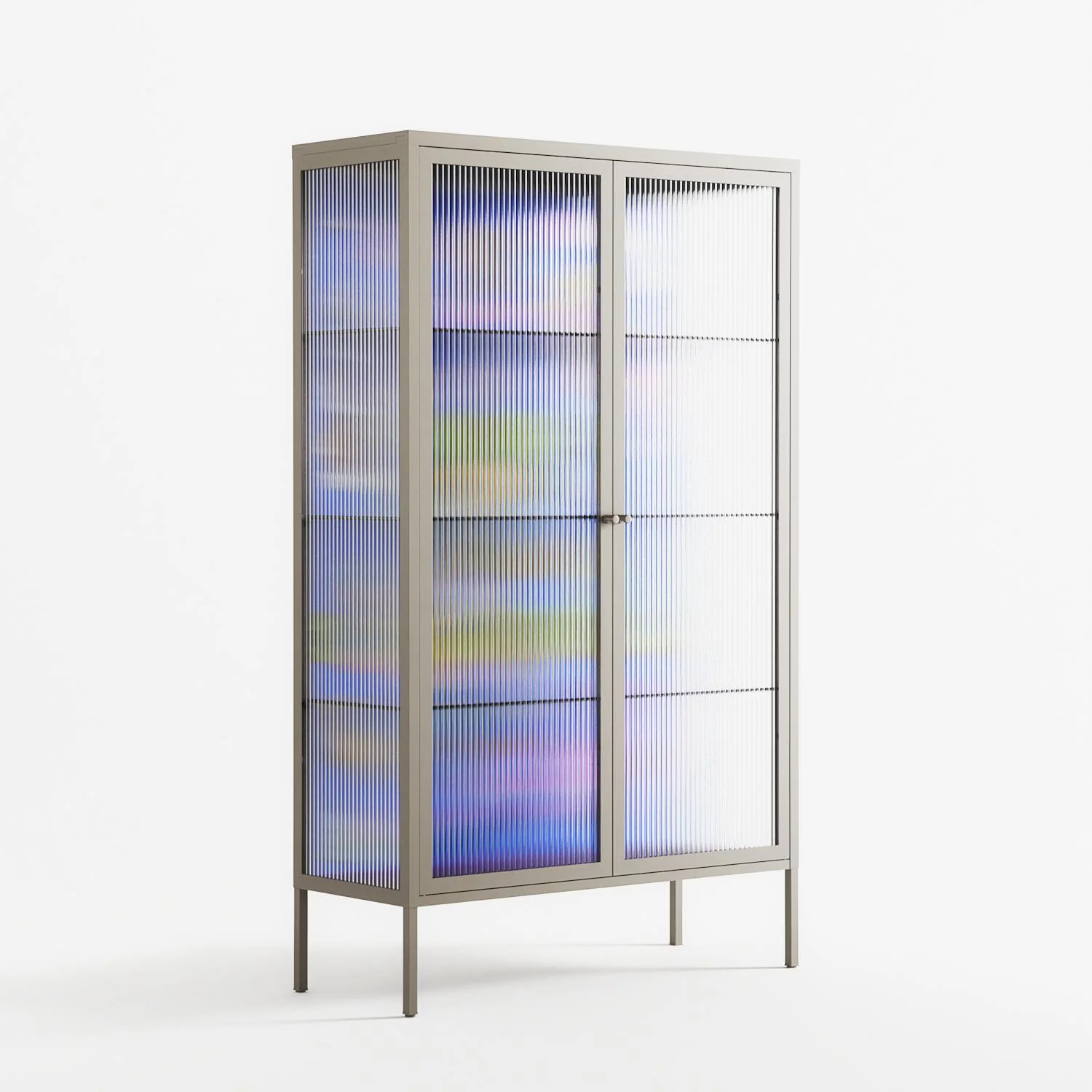 Odin - Cabinet - Cezar Berje - Pebble - Reeded glass - Image 4
