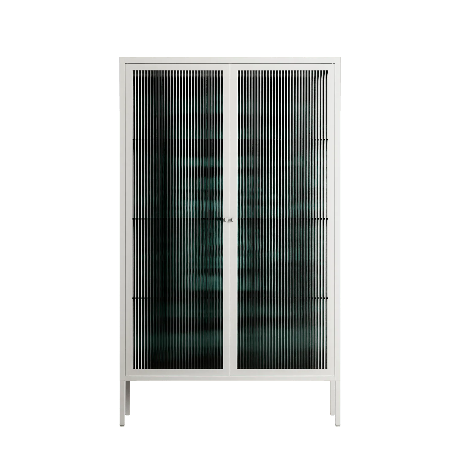 Optical Delusion - Cabinet - Craig Watkins - Chalk - Reeded glass