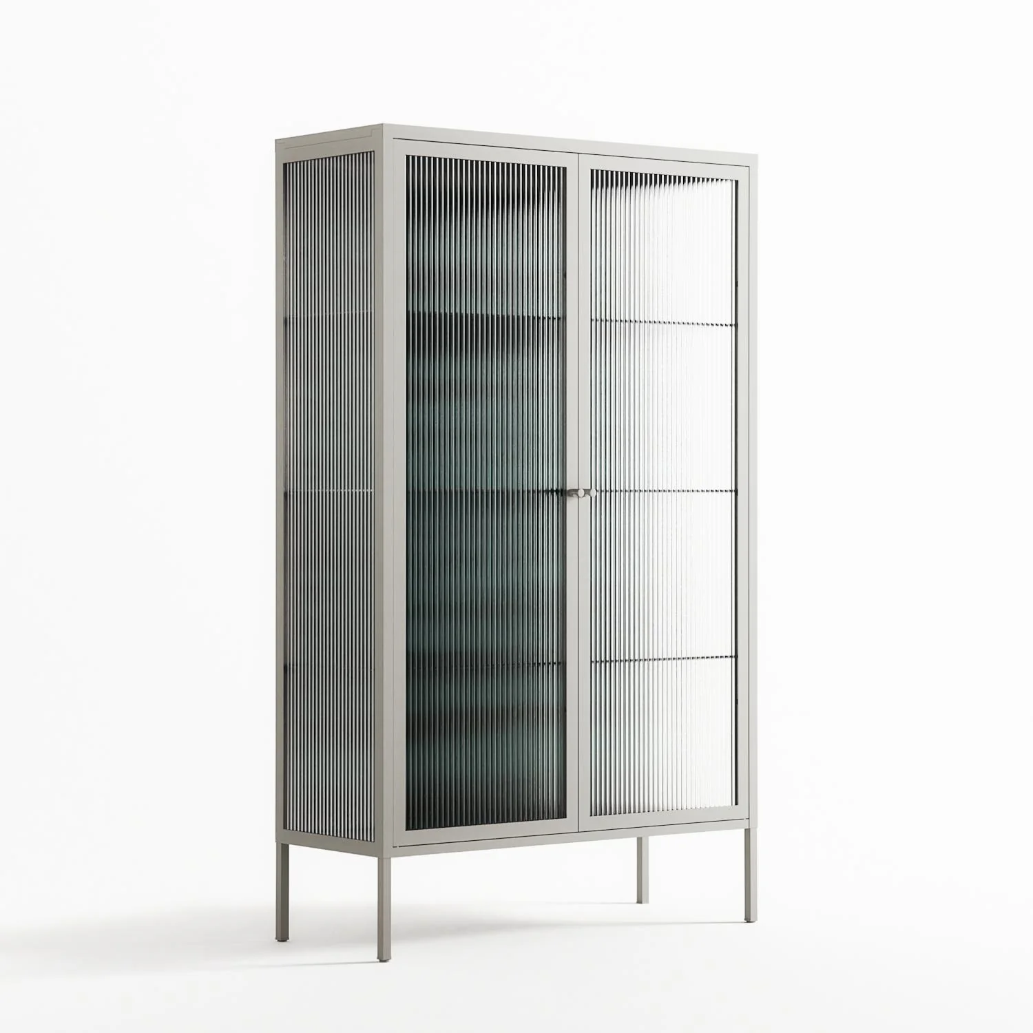 Optical Delusion - Cabinet - Craig Watkins - Chalk - Reeded glass - Image 4
