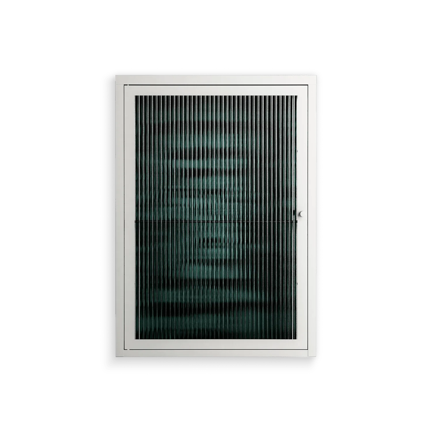 Optical Delusion - Wall Cabinet - Craig Watkins - Chalk - Reeded glass