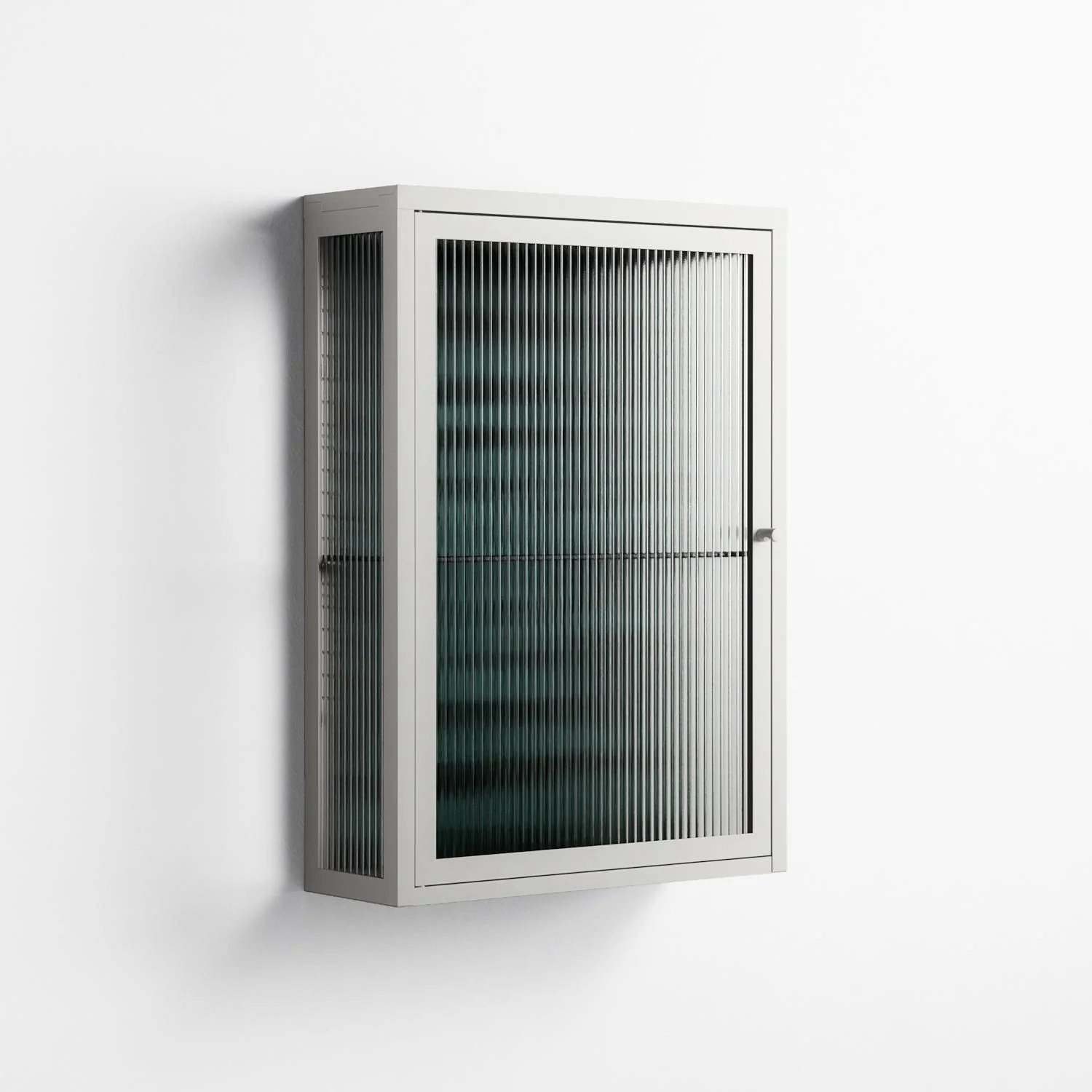 Optical Delusion - Wall Cabinet - Craig Watkins - Chalk - Reeded glass - Image 4