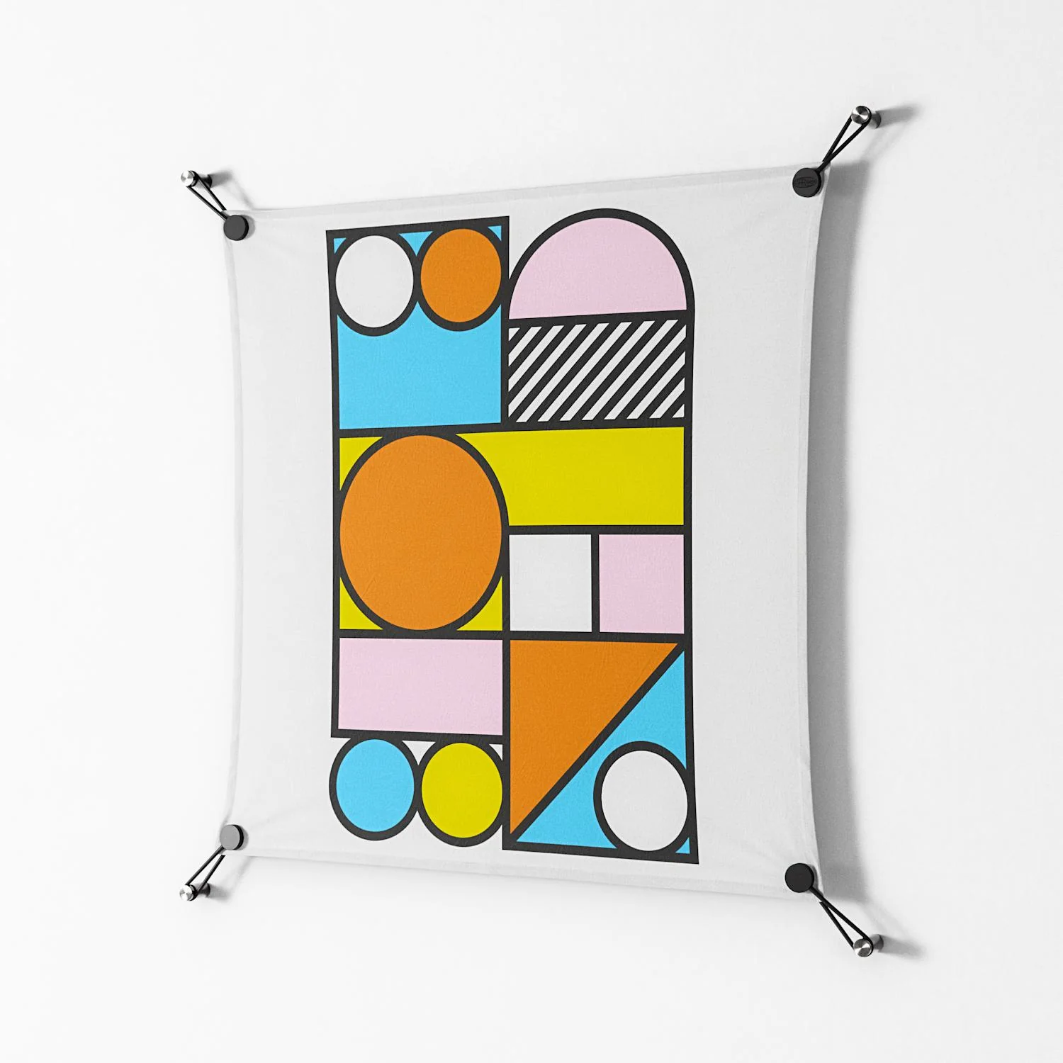 Palette - Work On Wall - Vratislav Pecka - Black - 70 x 70 cm - Image 2