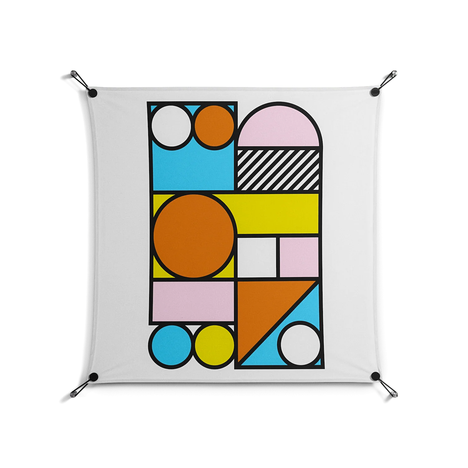 Palette - Work On Wall - Vratislav Pecka - Black - 90 x 90 cm