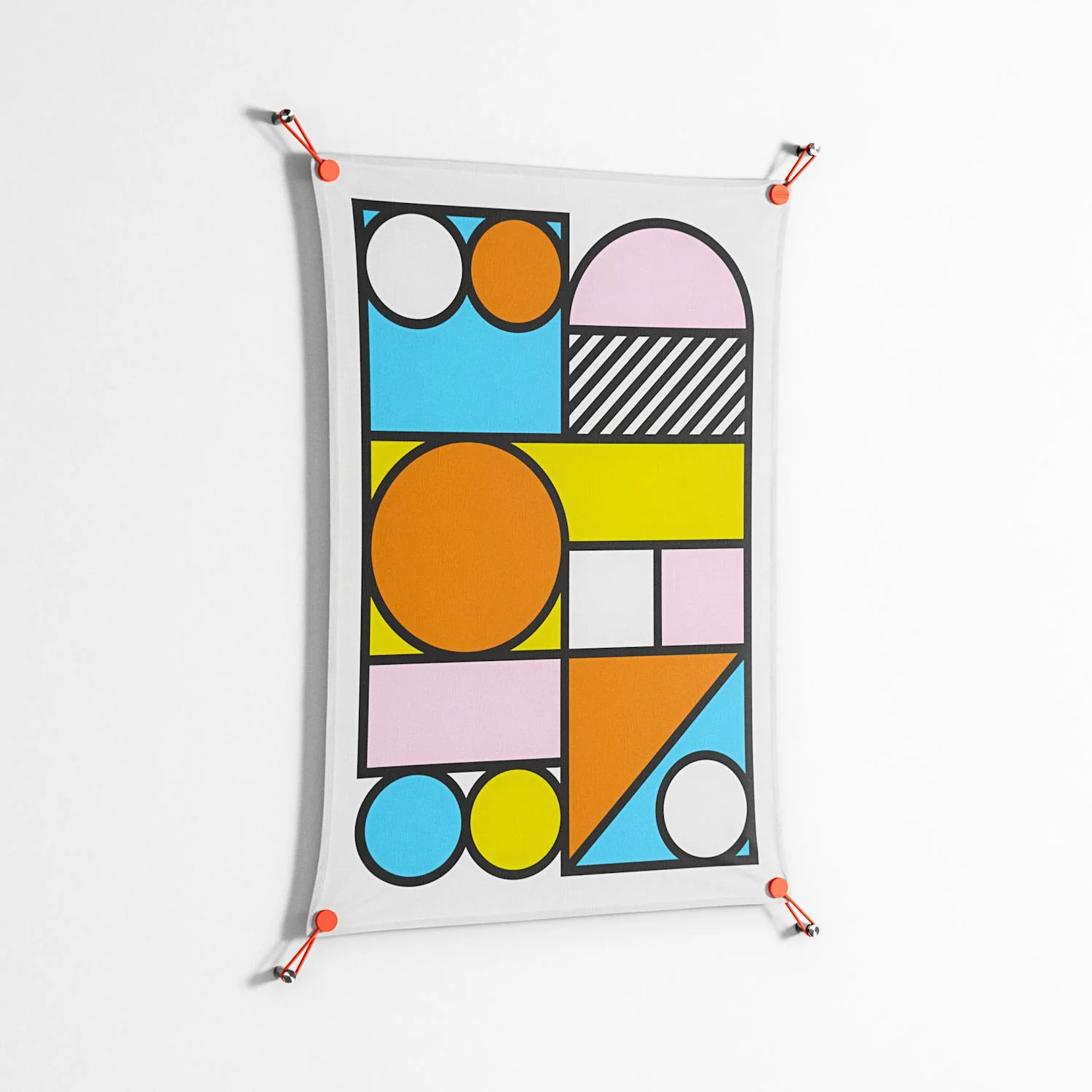 Palette - Work On Wall - Vratislav Pecka - Orange - 70 x 100 cm - Image 2