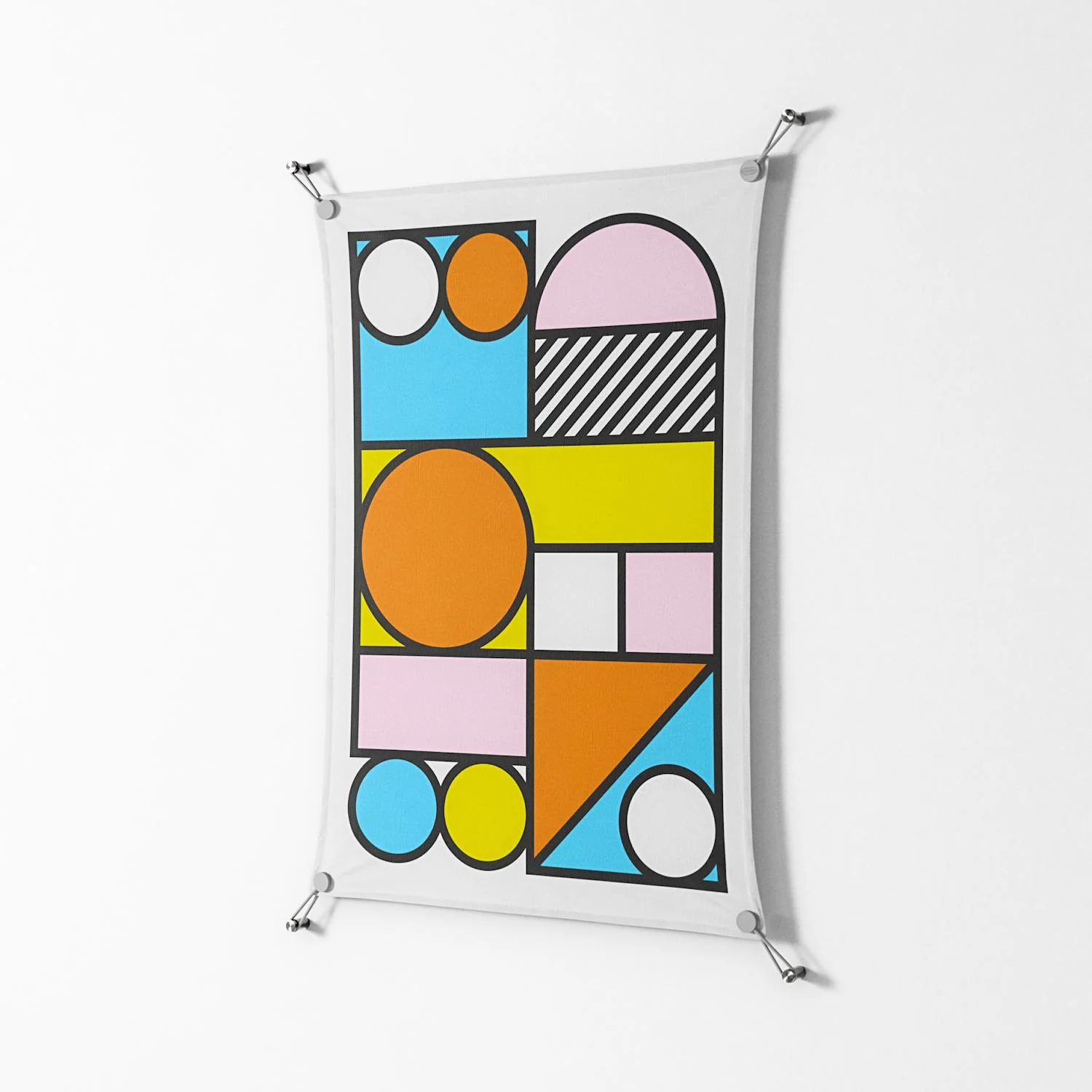 Palette - Work On Wall - Vratislav Pecka - Silver - 70 x 100 cm - Image 2