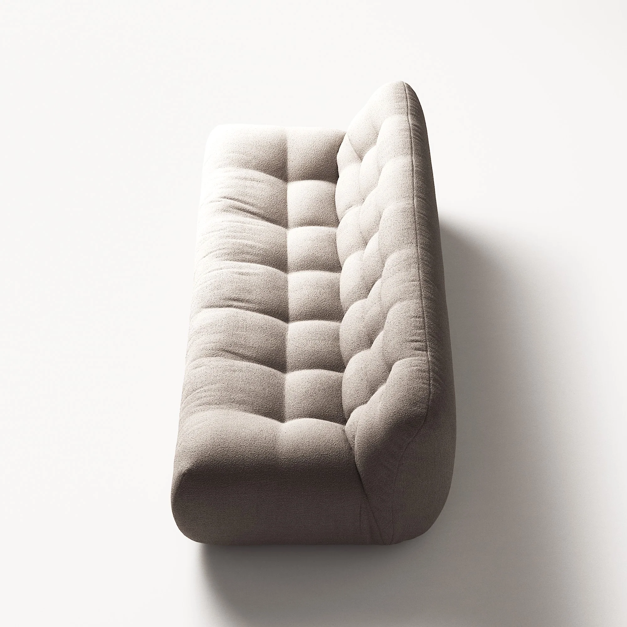 Paloma - 3 Seat - Fine Bouclé Warm Grey - Image 8