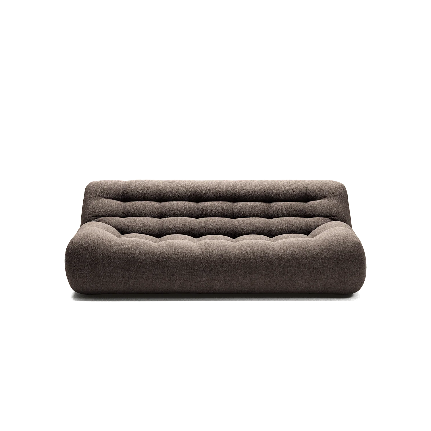 Paloma - 3 Seat - Glint Bouclé Dark Brown