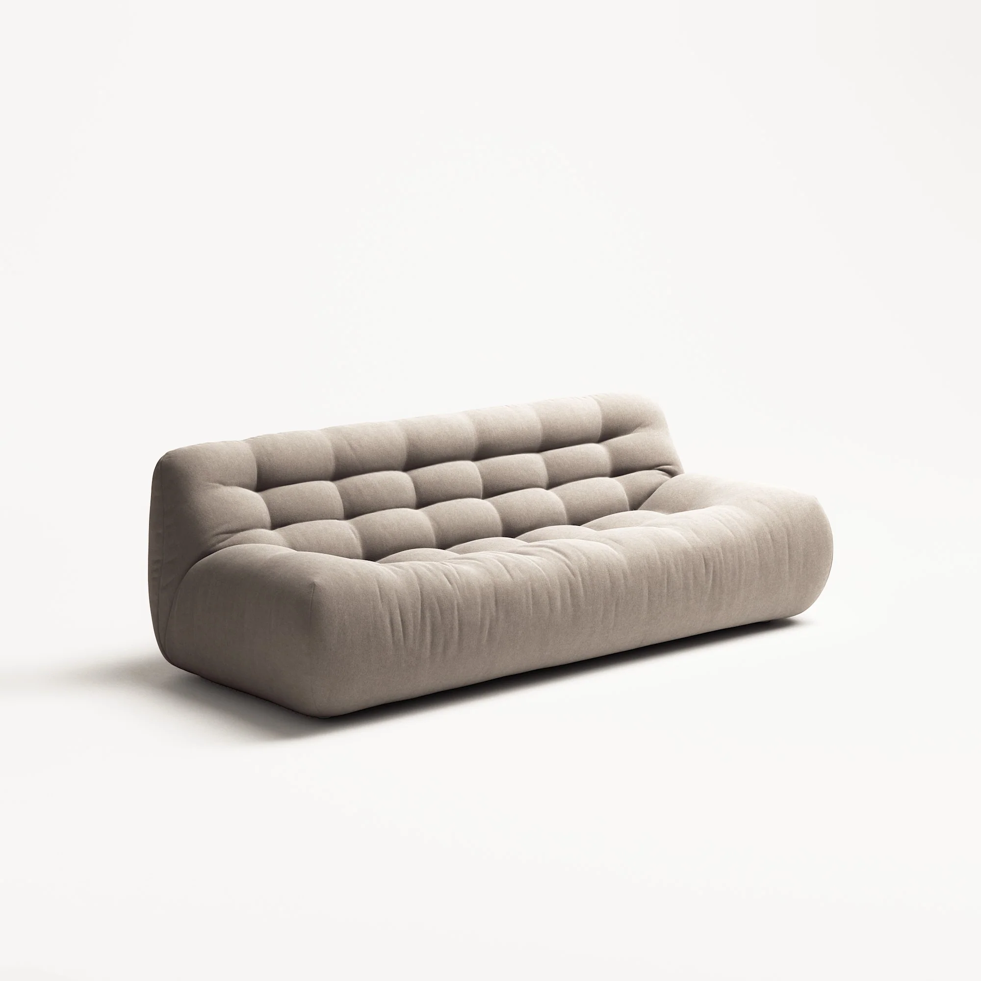 Paloma - 3 Seat - Micro Chenille Stone Beige - Image 2