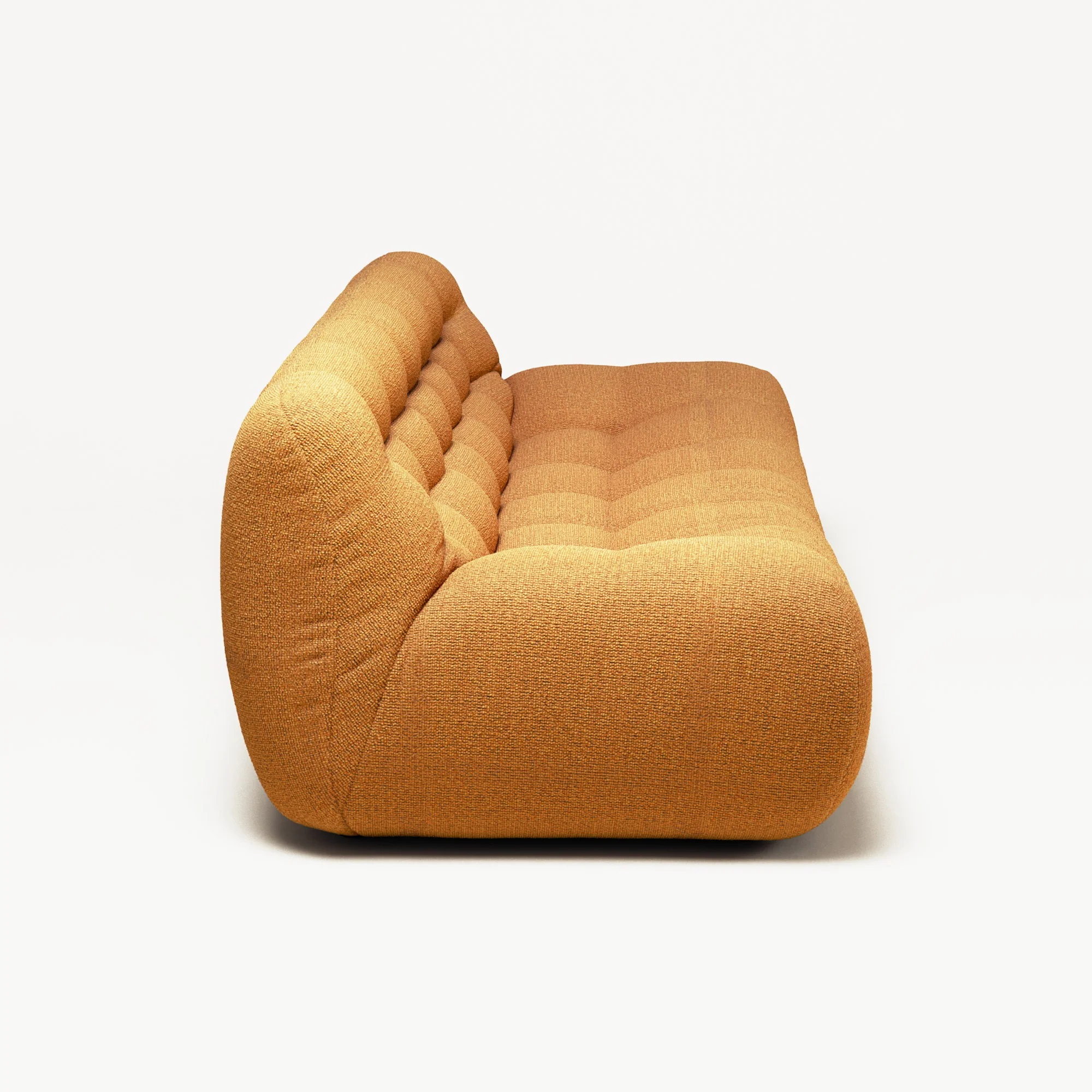 Paloma - 3 Seat - Textured Chenille Golden Amber - Image 4