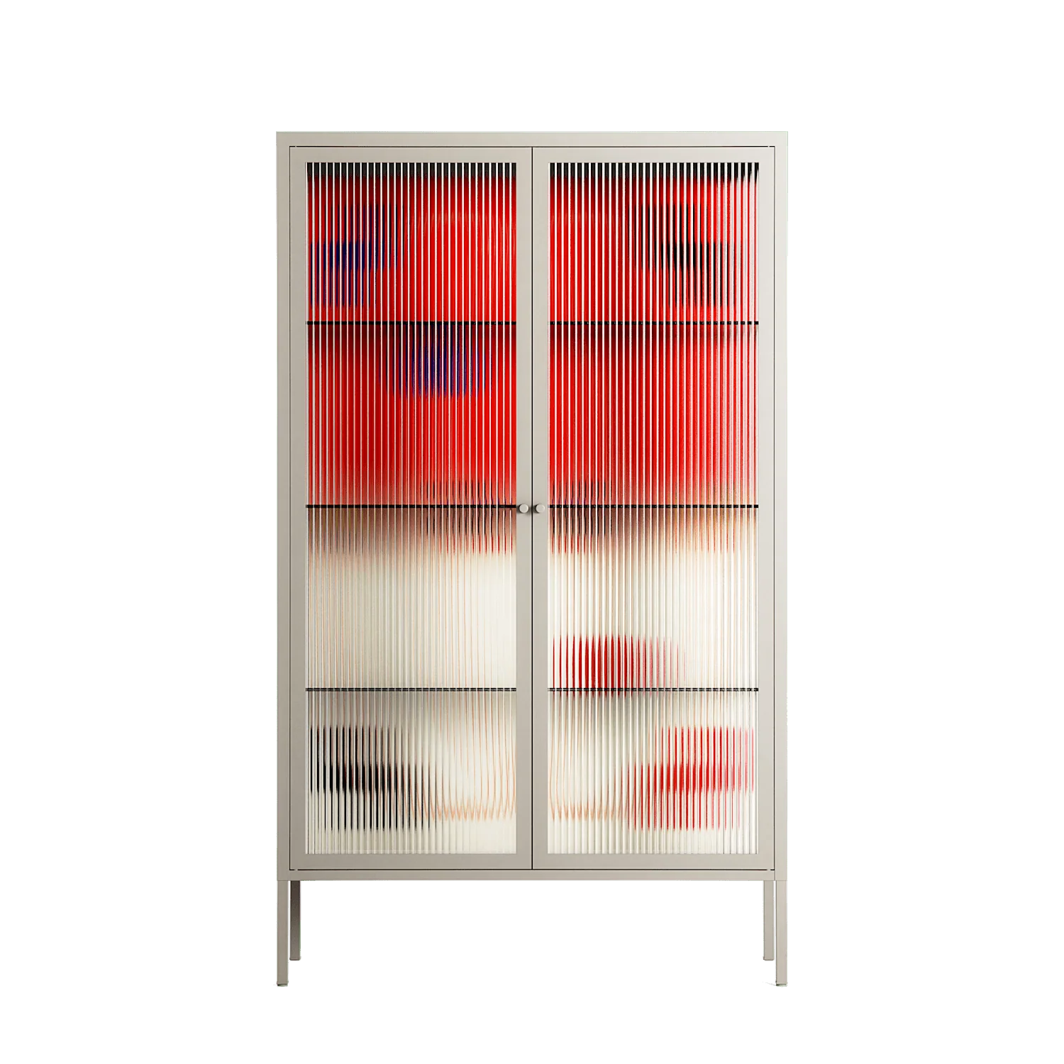 Parallel Mirage - Cabinet - Oluwasheyi Adebayo - Pebble - Reeded glass