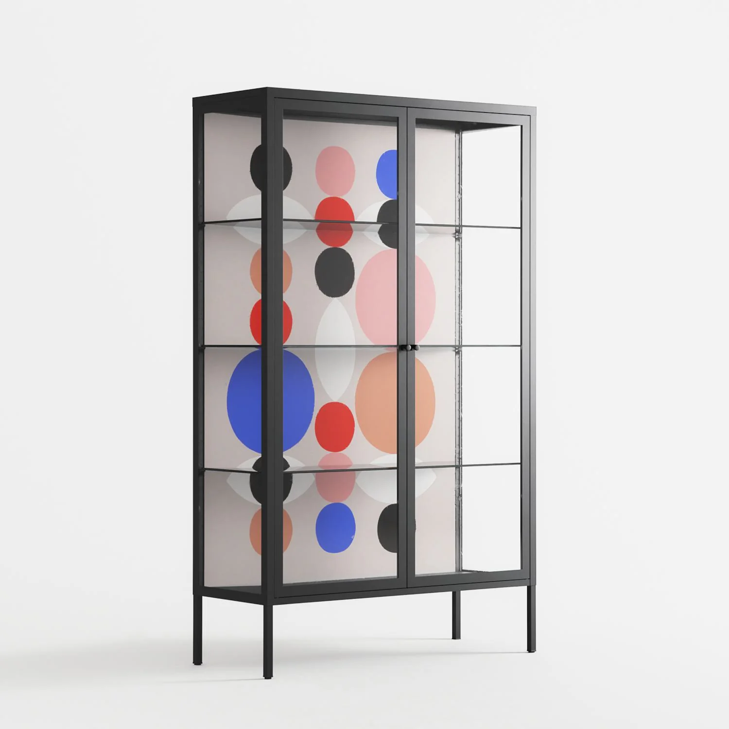 Pattern - Cabinet - David Vanadia - Antracite - Clear glass - Image 4