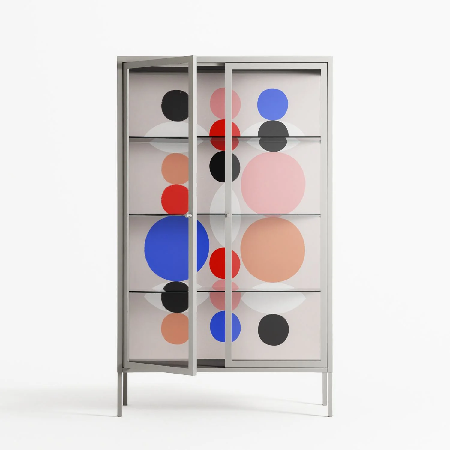 Pattern - Cabinet - David Vanadia - Chalk - Clear glass - Image 2