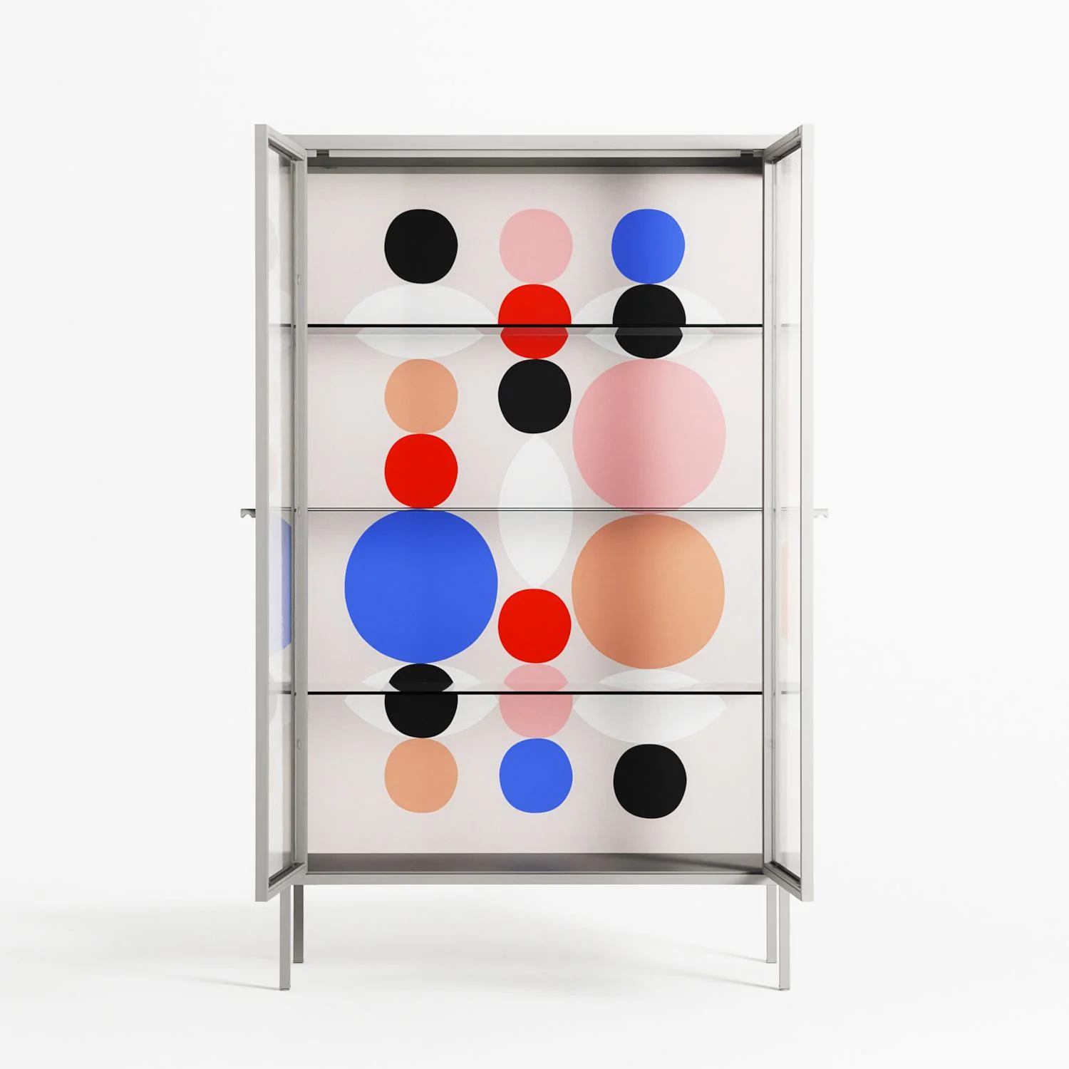 Pattern - Cabinet - David Vanadia - Chalk - Clear glass - Image 3