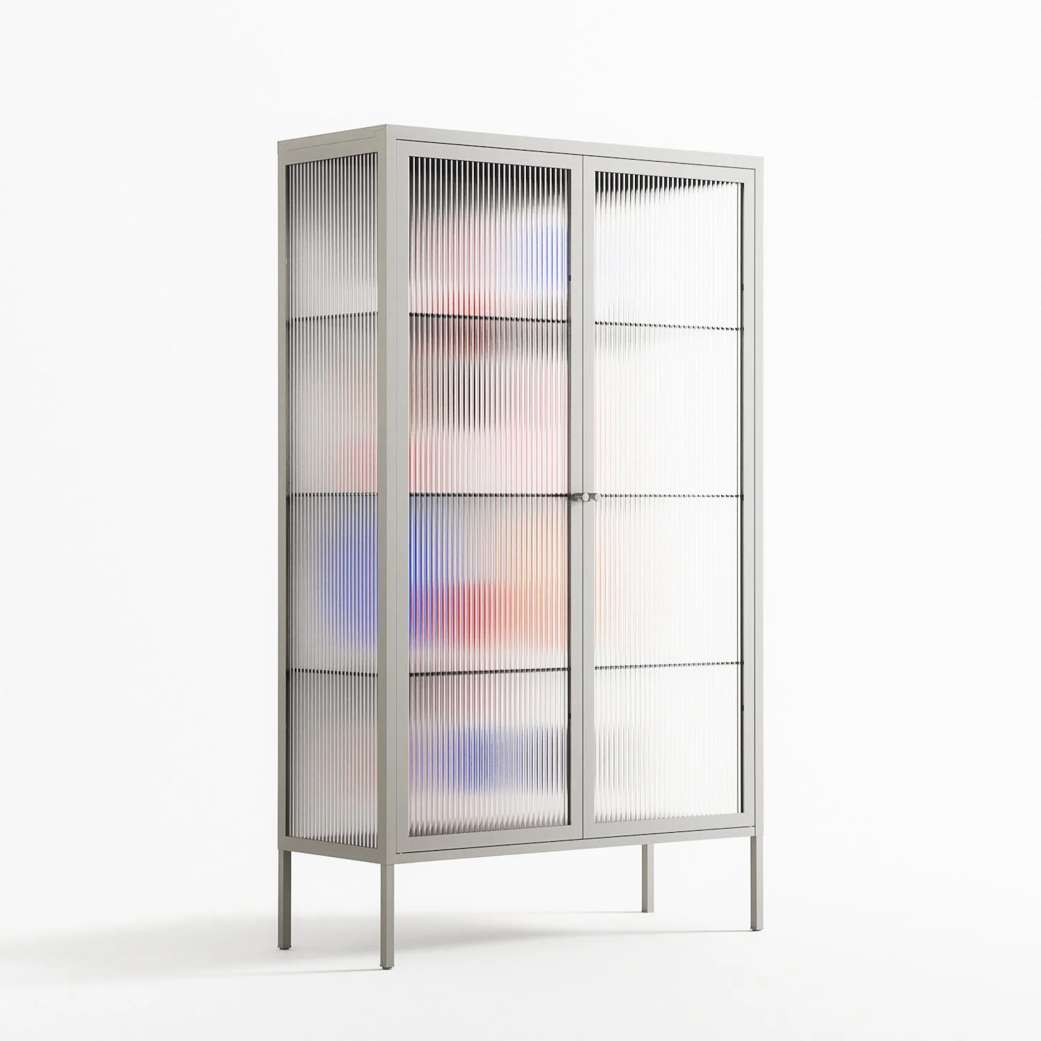 Pattern - Cabinet - David Vanadia - Chalk - Reeded glass - Image 4
