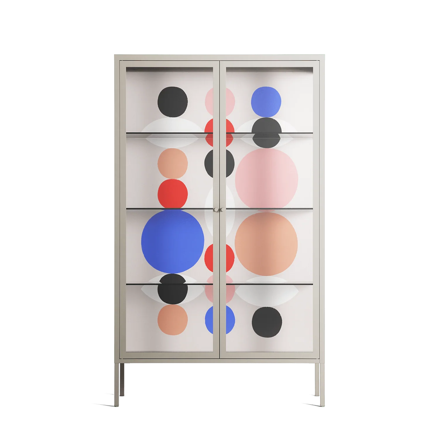 Pattern - Cabinet - David Vanadia - Pebble - Clear glass