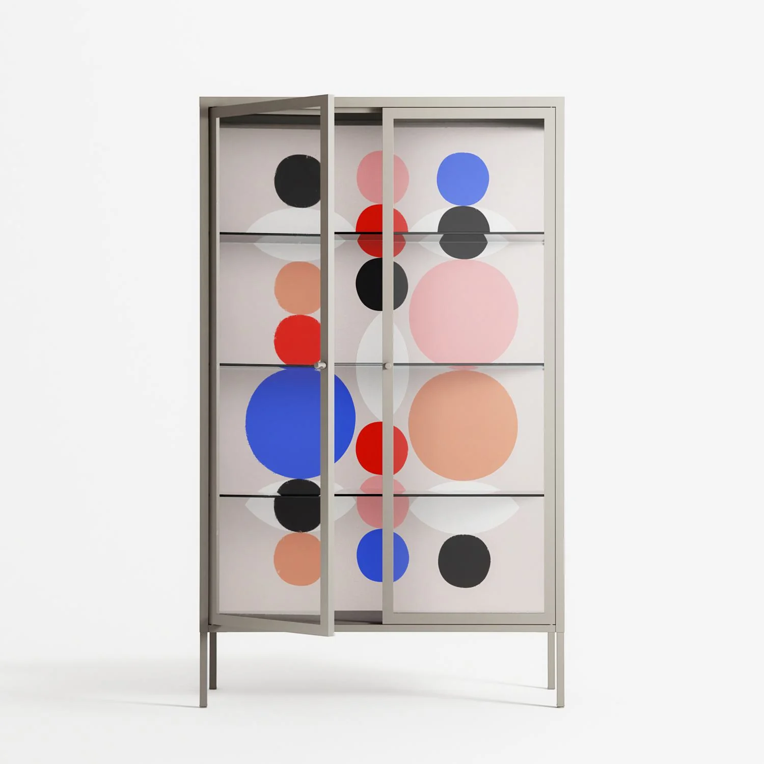 Pattern - Cabinet - David Vanadia - Pebble - Clear glass - Image 2