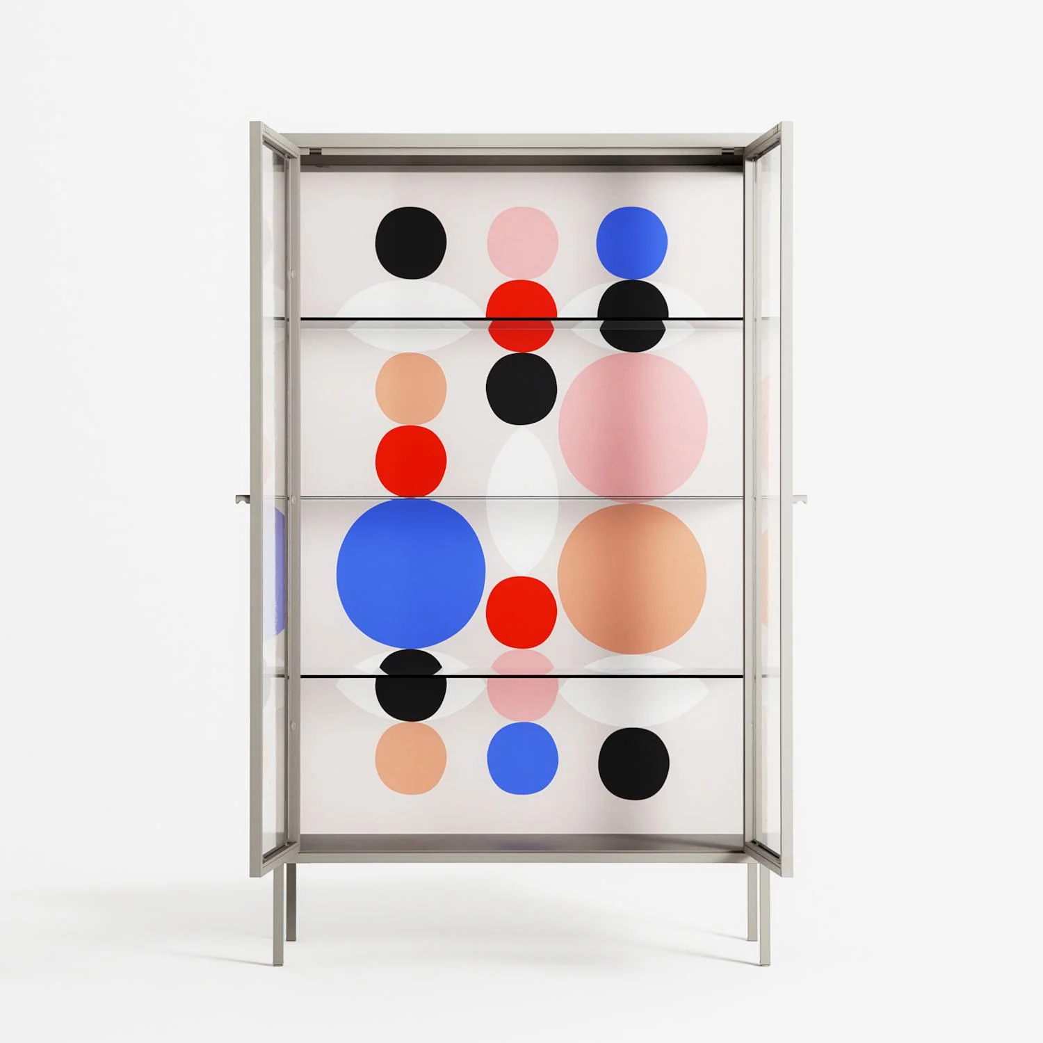 Pattern - Cabinet - David Vanadia - Pebble - Clear glass - Image 3
