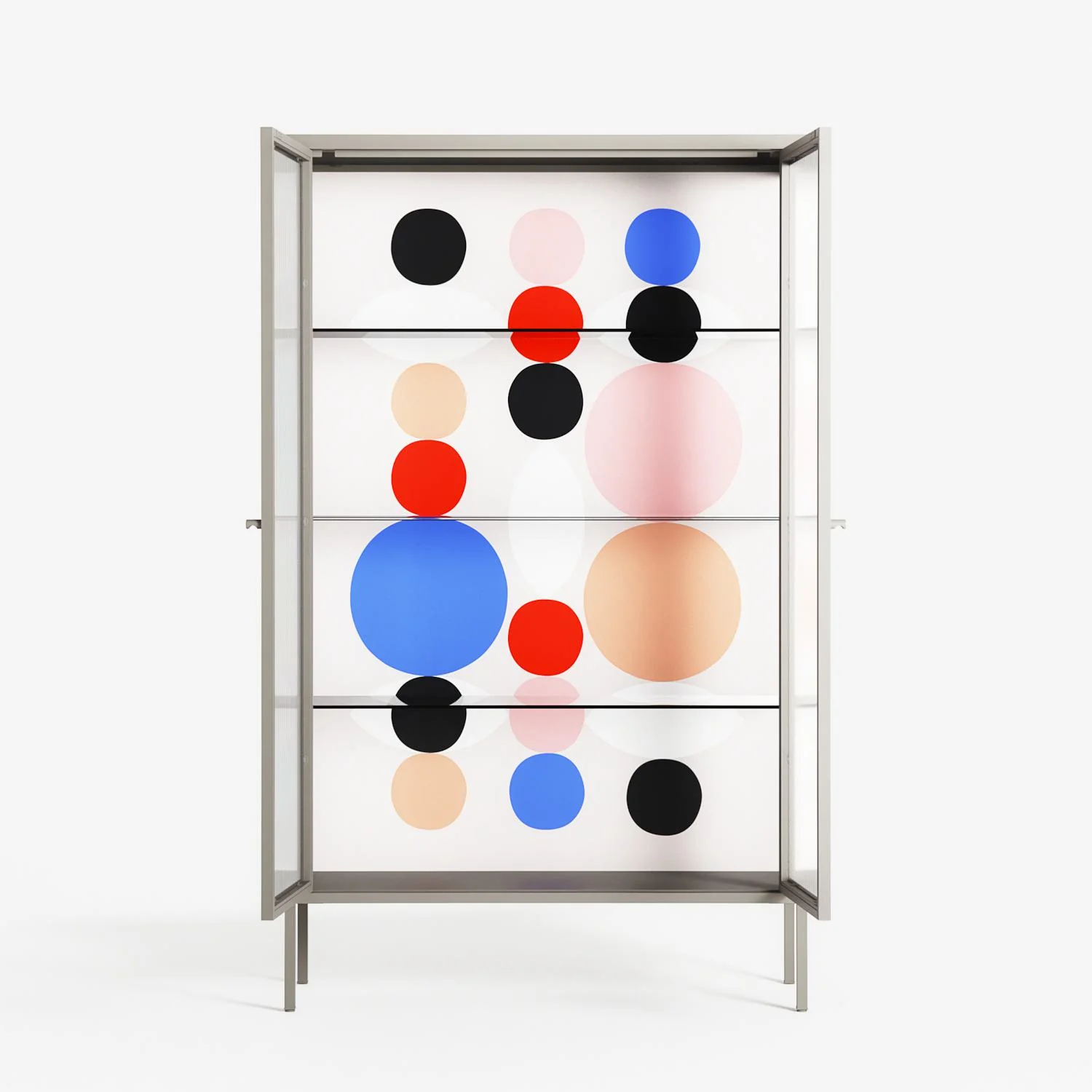 Pattern - Cabinet - David Vanadia - Pebble - Reeded glass - Image 3