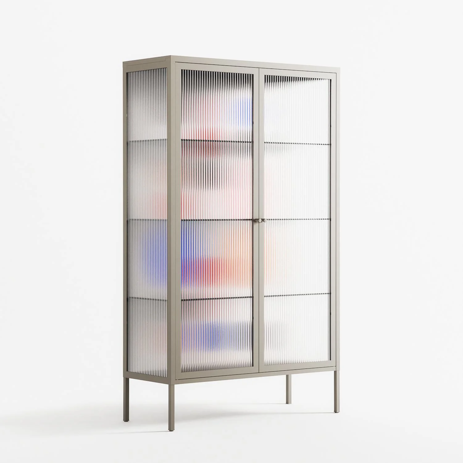 Pattern - Cabinet - David Vanadia - Pebble - Reeded glass - Image 4