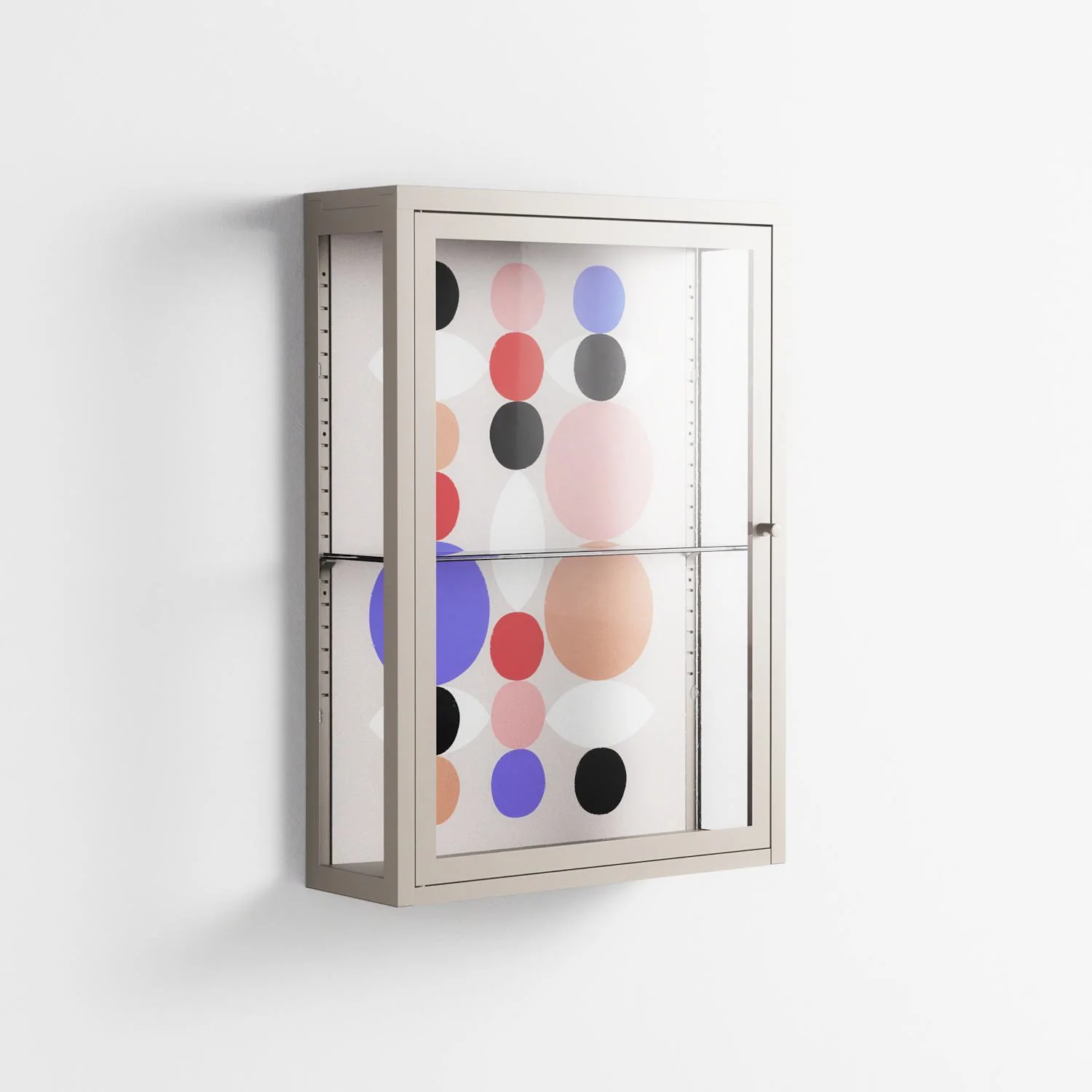Pattern - Wall Cabinet - David Vanadia - Pebble - Clear glass - Image 4