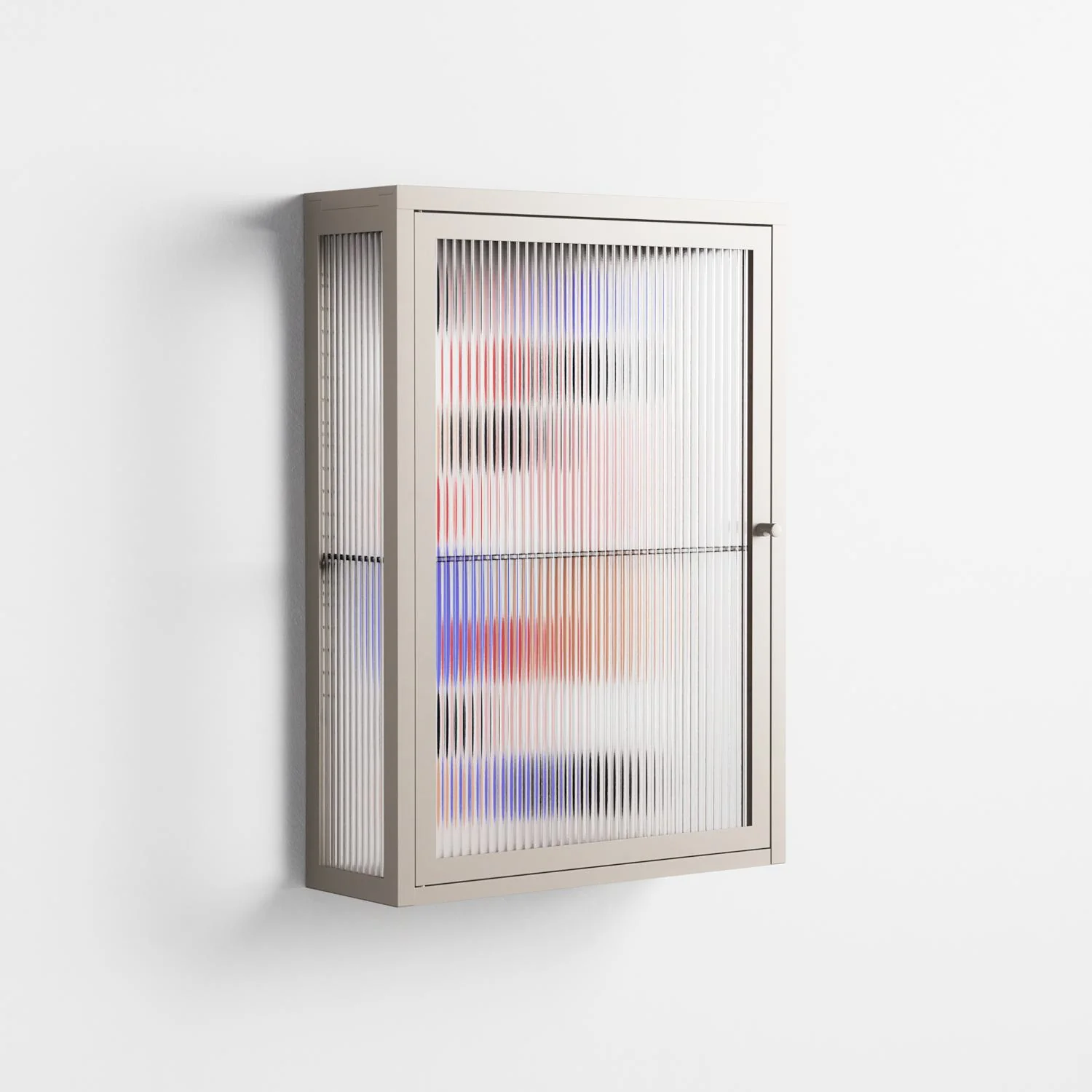 Pattern - Wall Cabinet - David Vanadia - Pebble - Reeded glass - Image 4