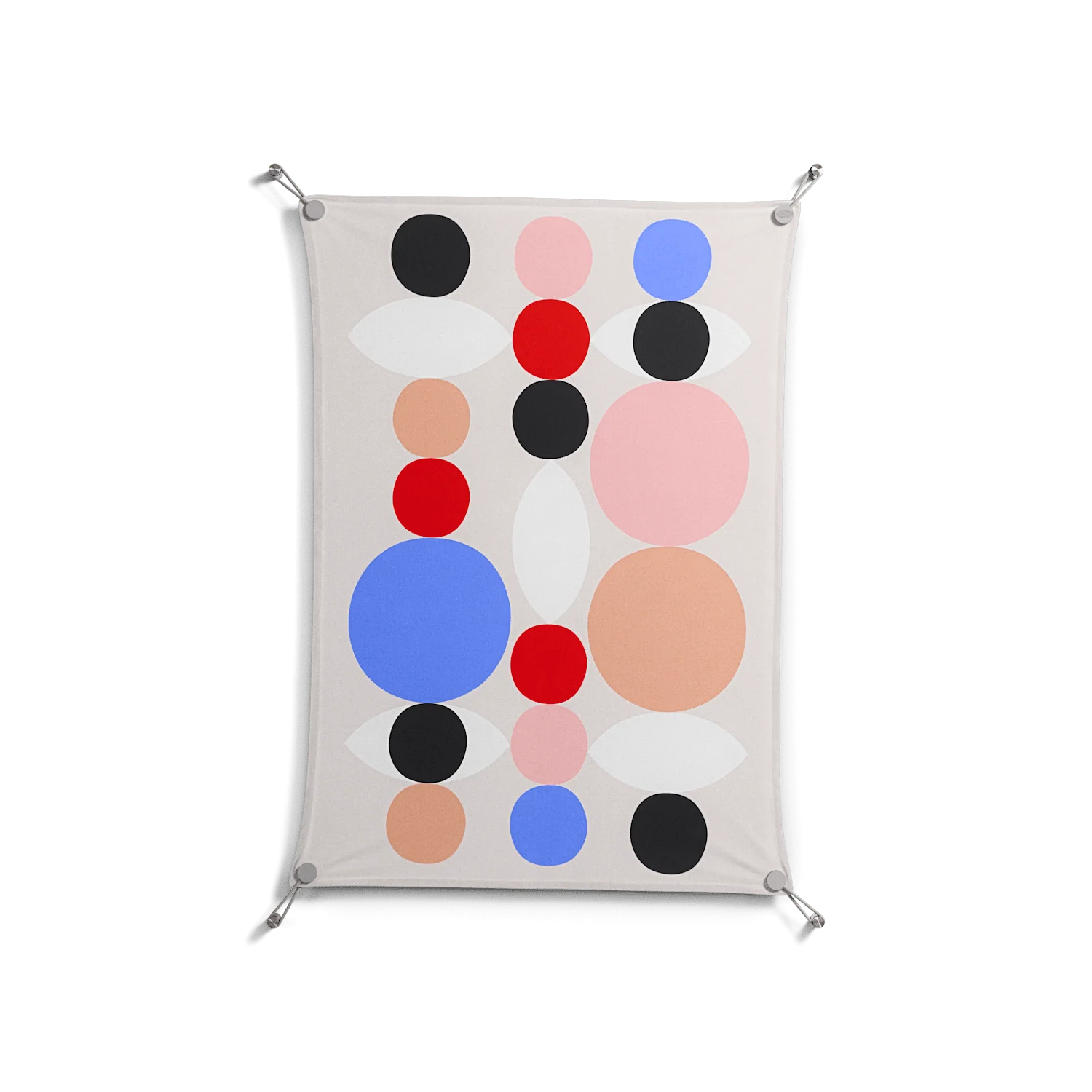 Pattern - Work On Wall - David Vanadia - Silver - 70 x 100 cm
