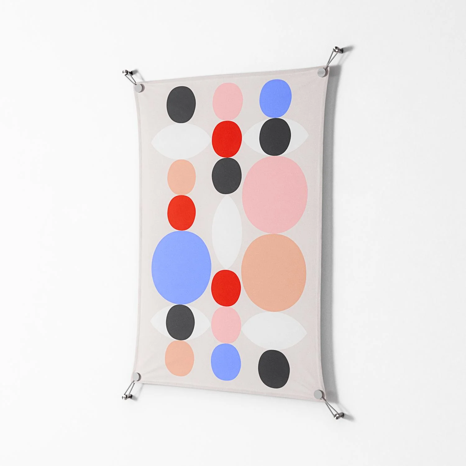 Pattern - Work On Wall - David Vanadia - Silver - 70 x 100 cm - Image 2
