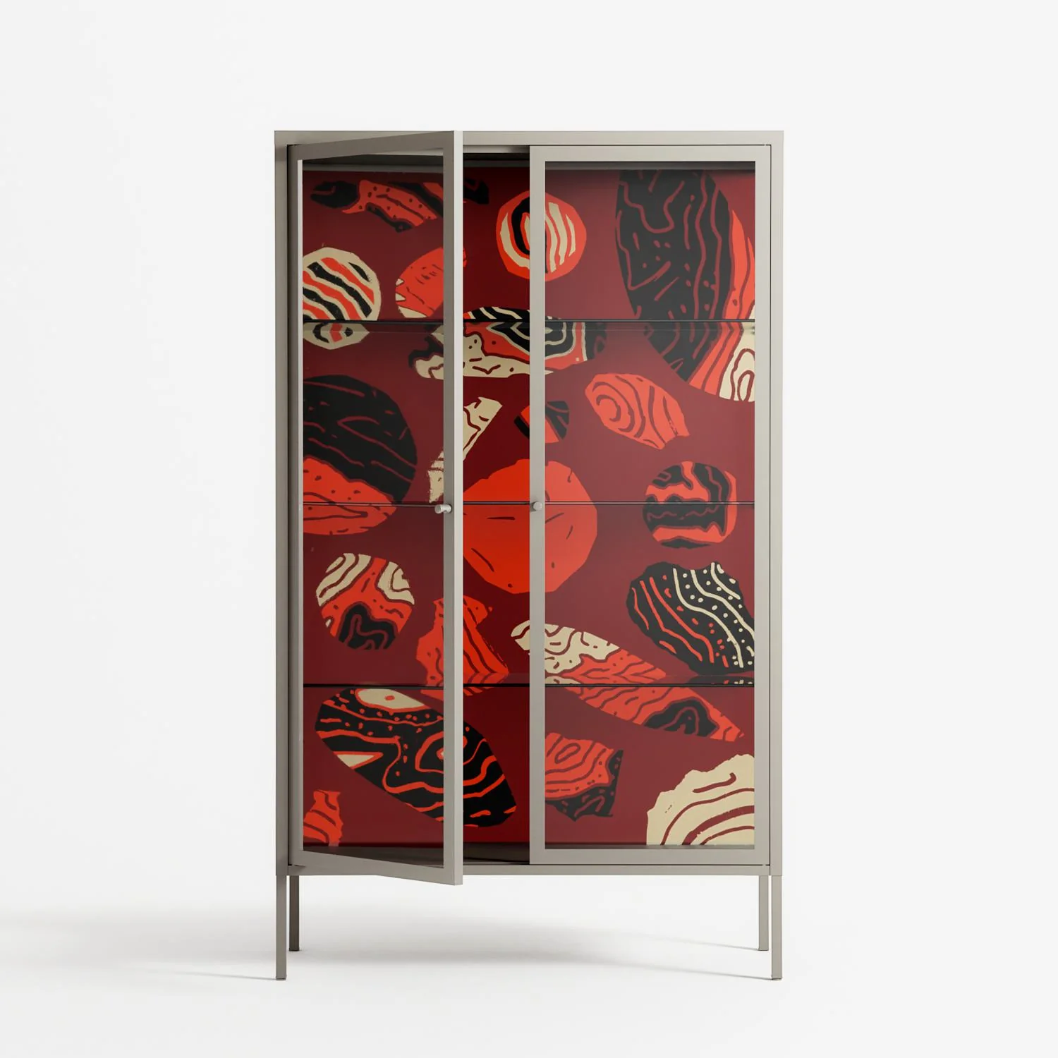 Pebbles 2 - Cabinet - Nick Liefhebber - Pebble - Clear glass - Image 2