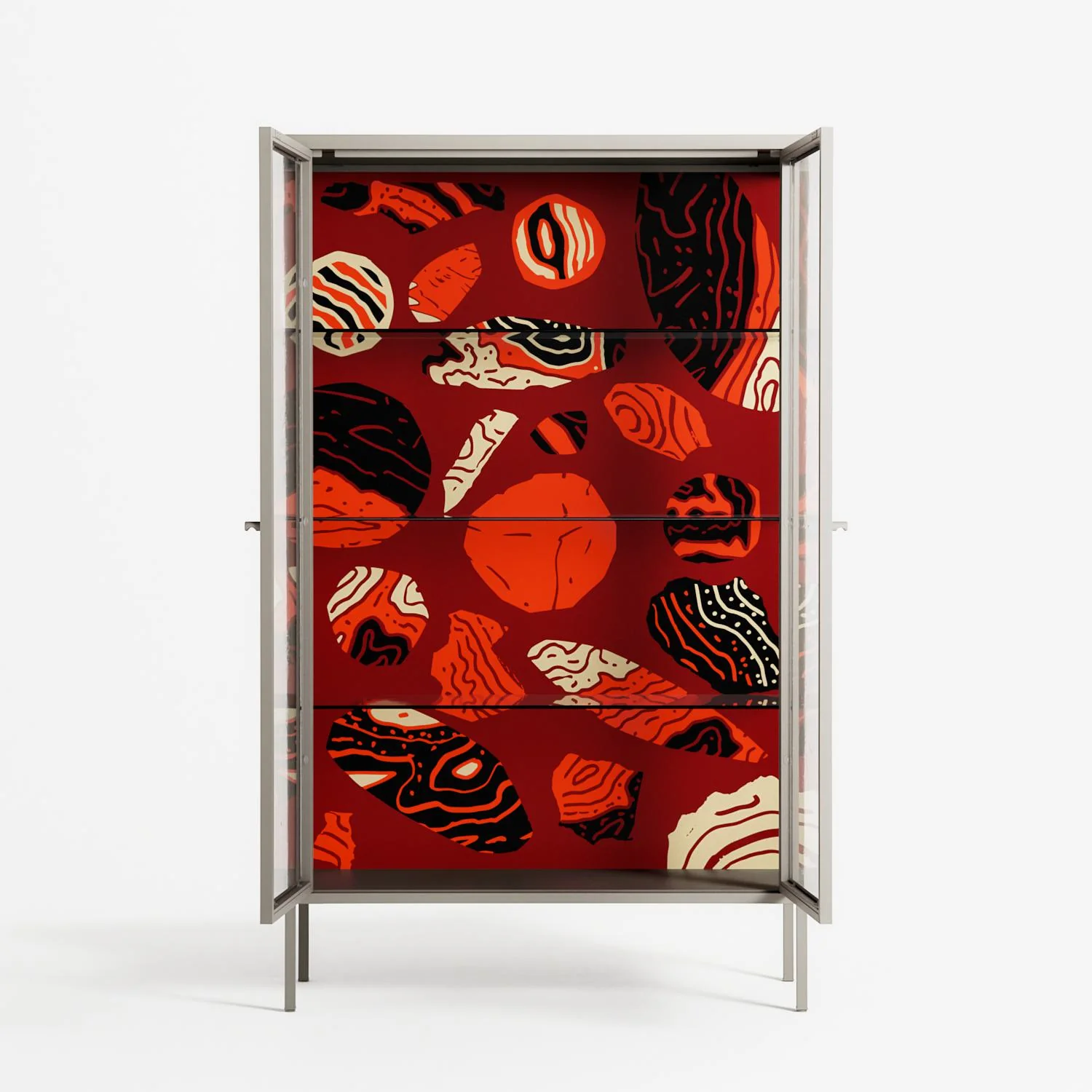Pebbles 2 - Cabinet - Nick Liefhebber - Pebble - Clear glass - Image 3
