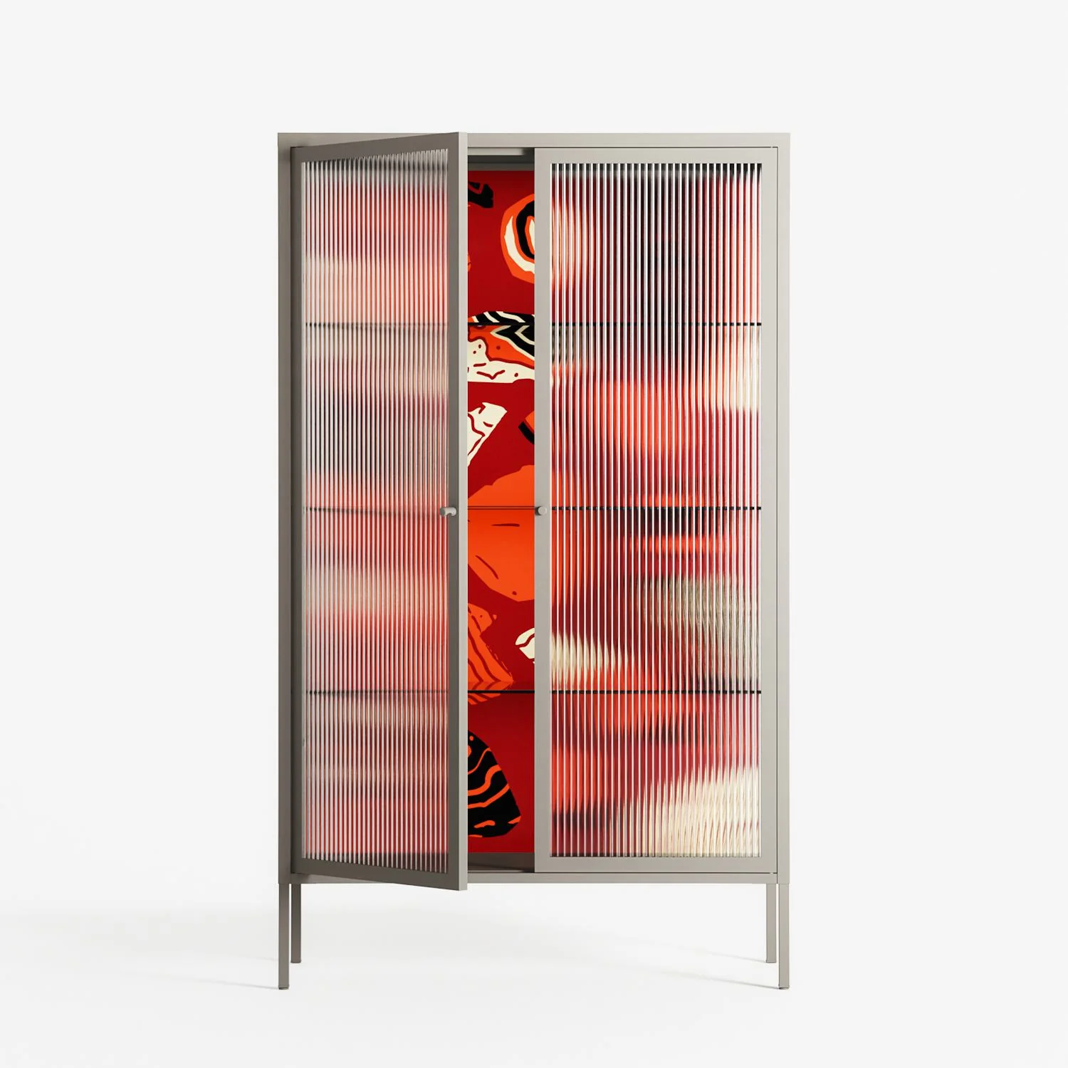Pebbles 2 - Cabinet - Nick Liefhebber - Pebble - Reeded glass - Image 2