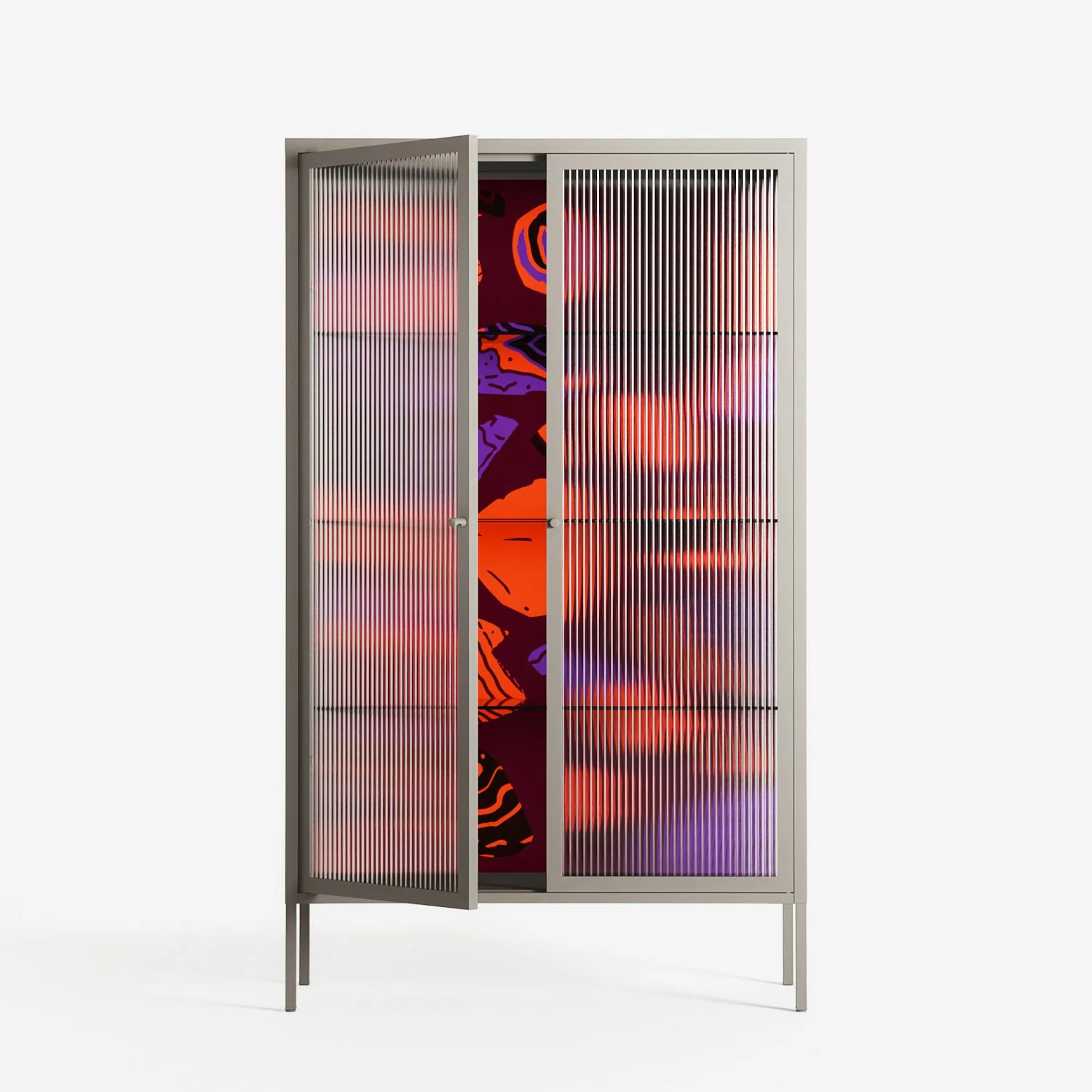 Pebbles 3 - Cabinet - Nick Liefhebber - Pebble - Reeded glass - Image 2