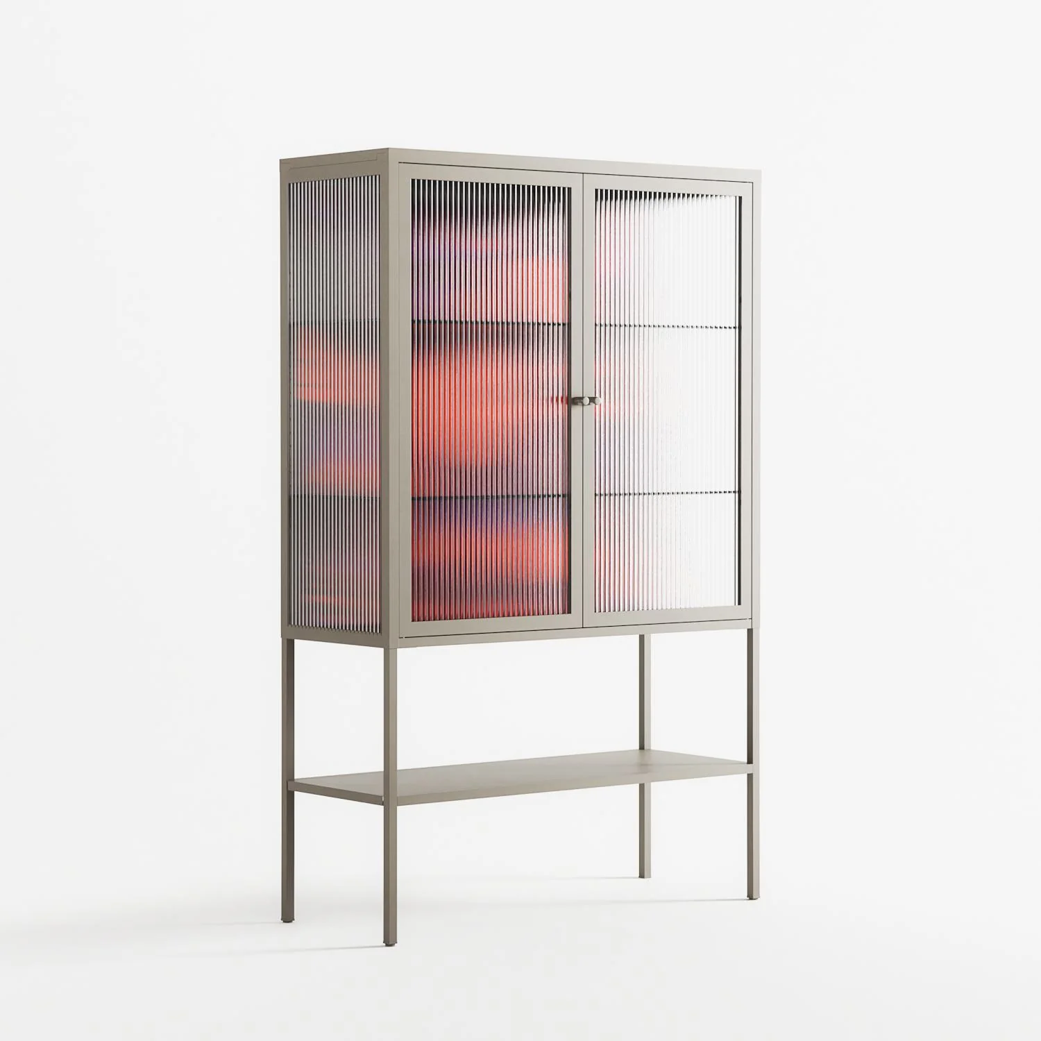 Pebbles 3 - Loft Cabinet - Nick Liefhebber - Pebble - Reeded glass - Image 4
