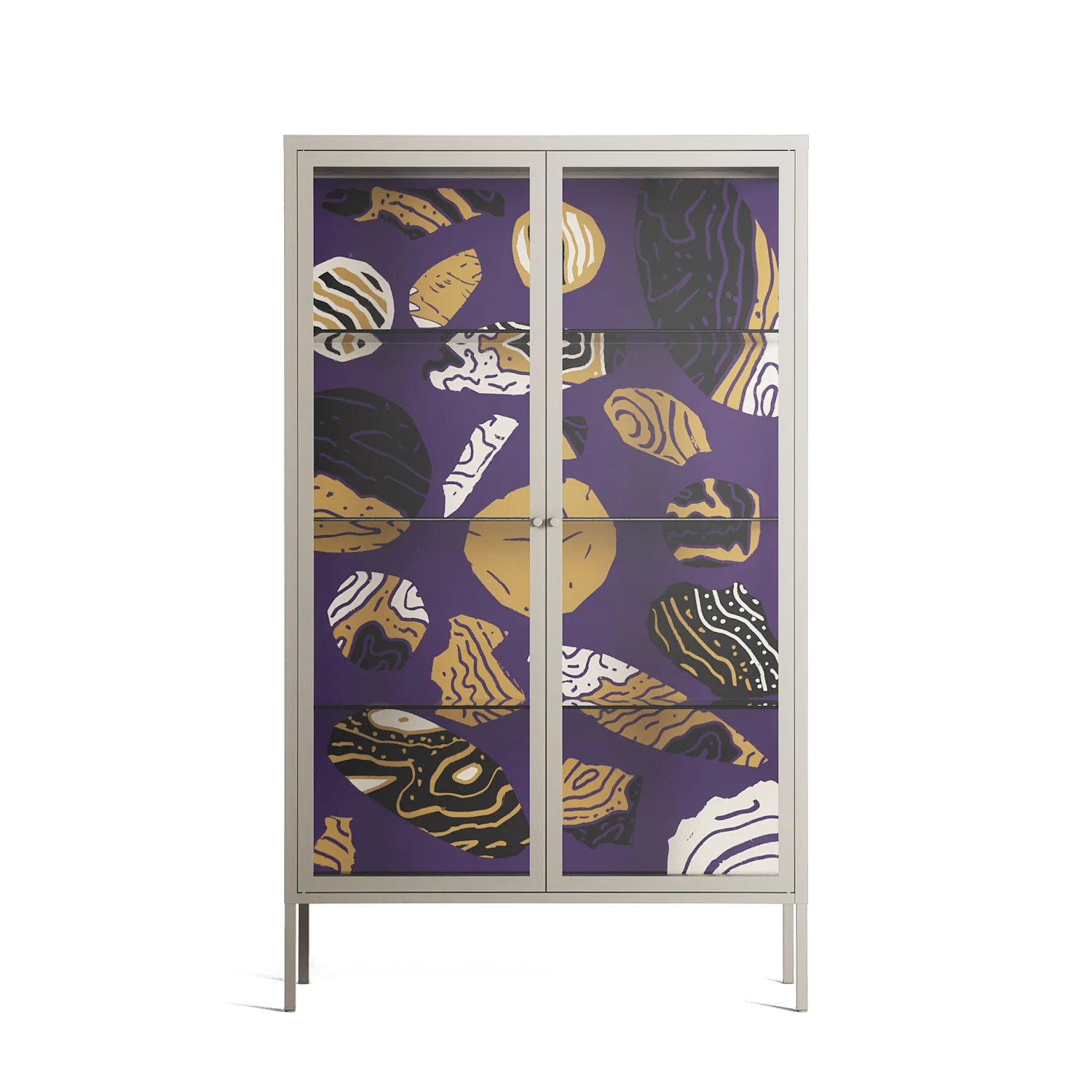 Pebbles - Cabinet - Nick Liefhebber - Pebble - Clear glass
