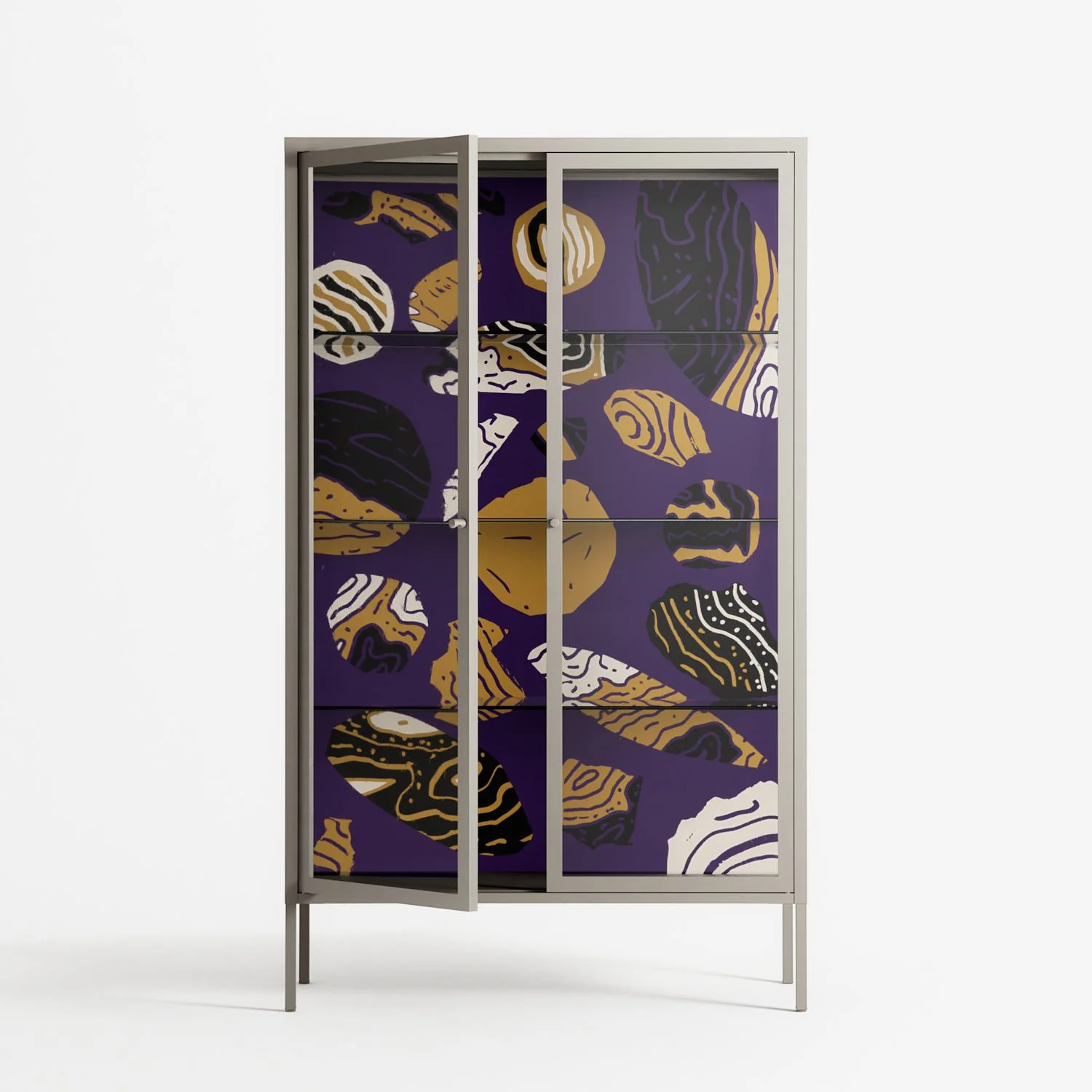 Pebbles - Cabinet - Nick Liefhebber - Pebble - Clear glass - Image 2
