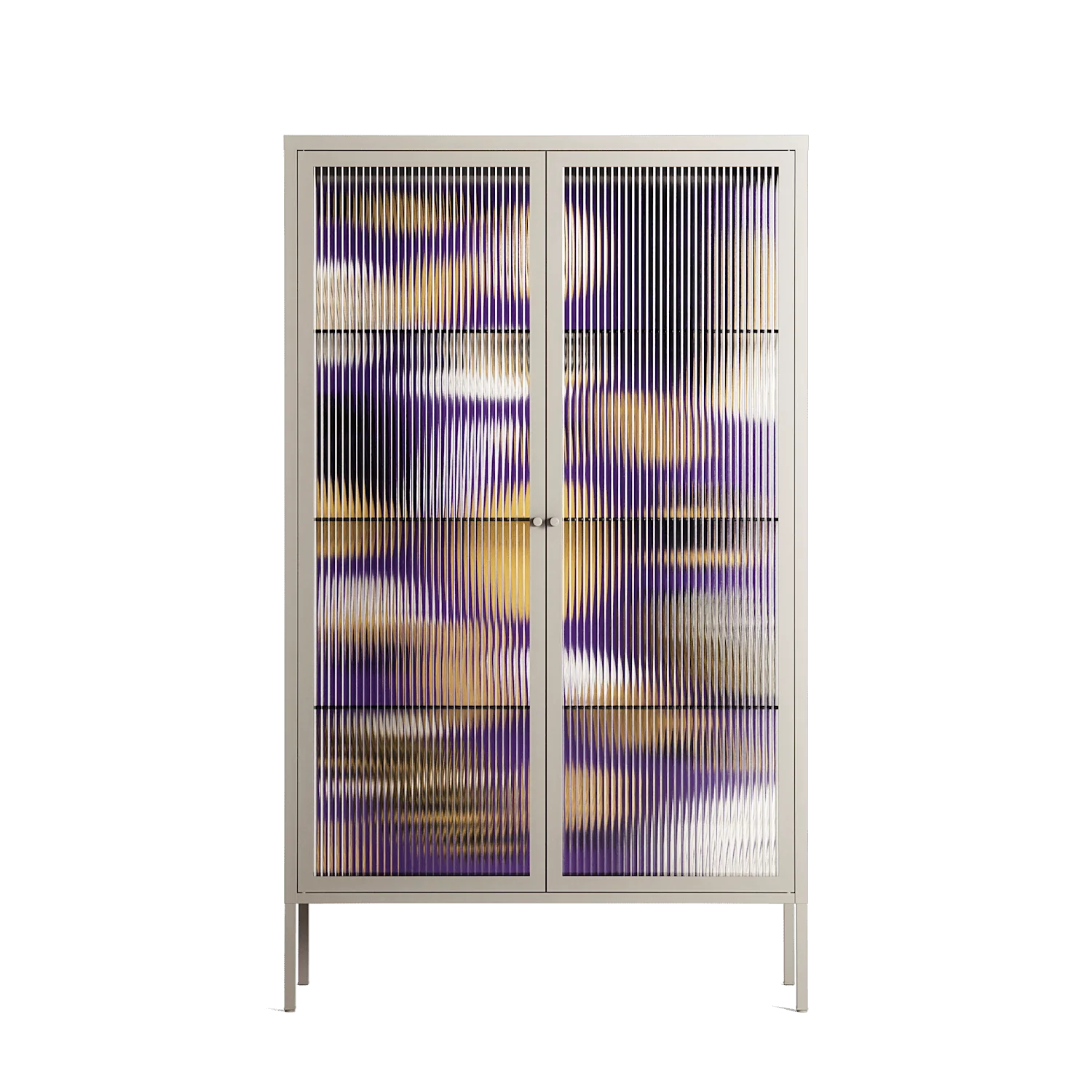 Pebbles - Cabinet - Nick Liefhebber - Pebble - Reeded glass