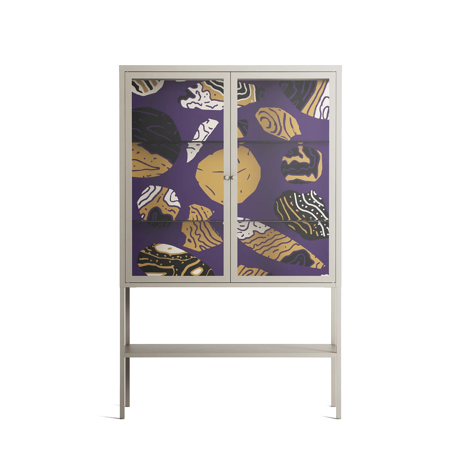 Pebbles - Loft Cabinet - Nick Liefhebber - Pebble - Clear glass
