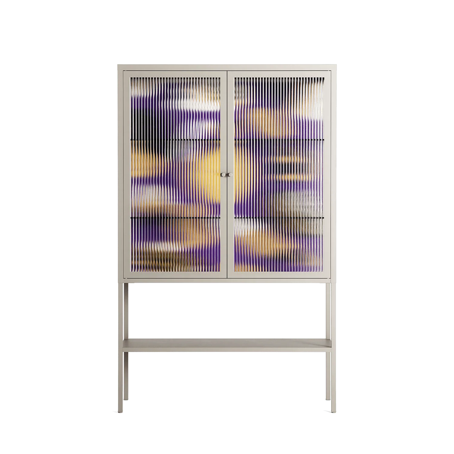 Pebbles - Loft Cabinet - Nick Liefhebber - Pebble - Reeded glass