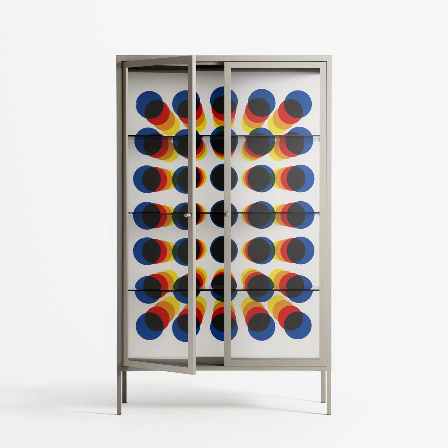 Perspektiva - Cabinet - Vratislav Pecka - Pebble - Clear glass - Image 2