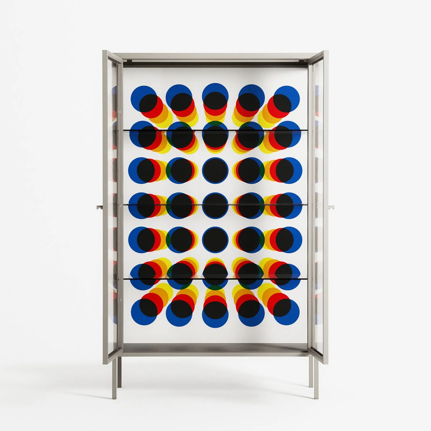 Perspektiva - Cabinet - Vratislav Pecka - Pebble - Clear glass - Image 3