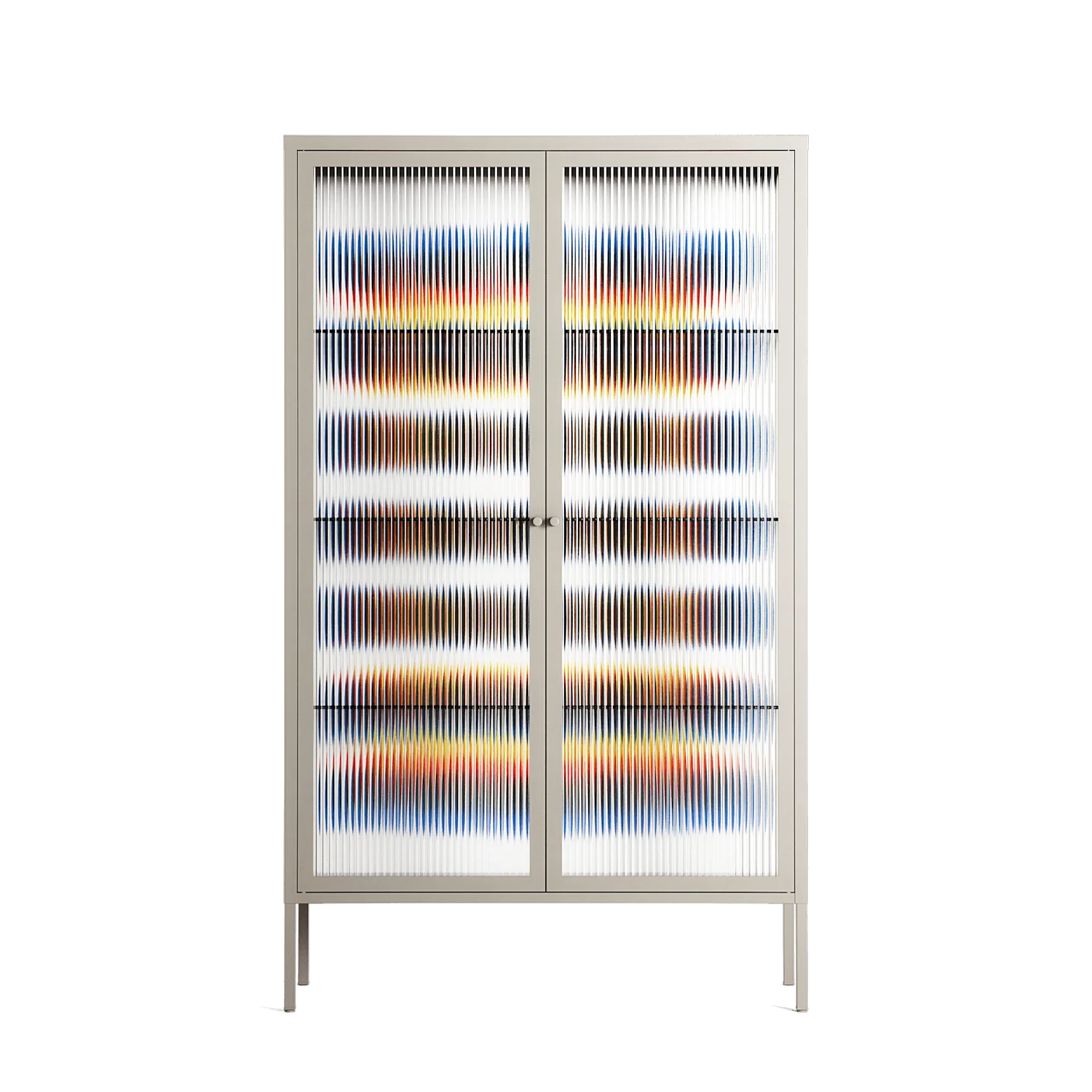 Perspektiva - Cabinet - Vratislav Pecka - Pebble - Reeded glass