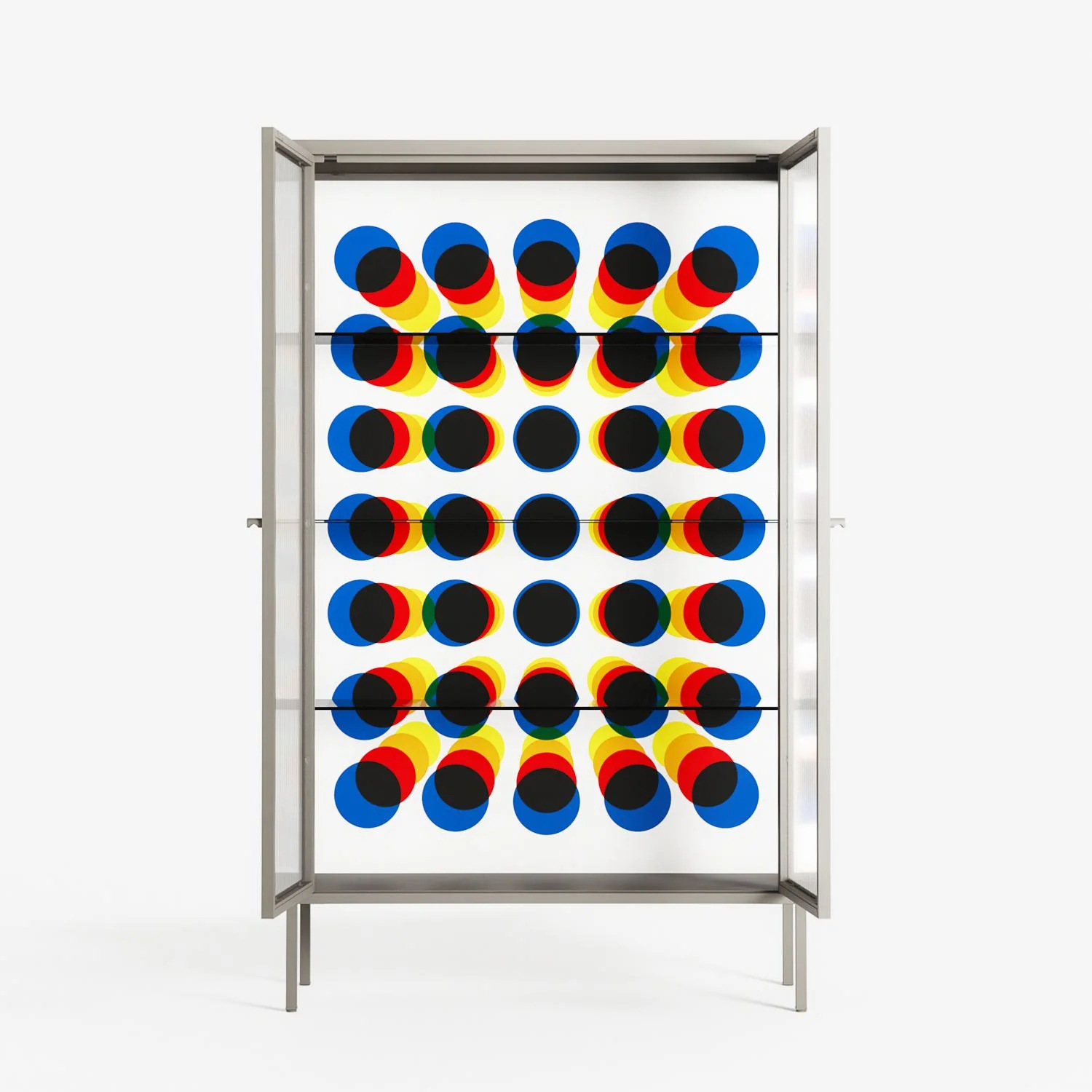 Perspektiva - Cabinet - Vratislav Pecka - Pebble - Reeded glass - Image 3