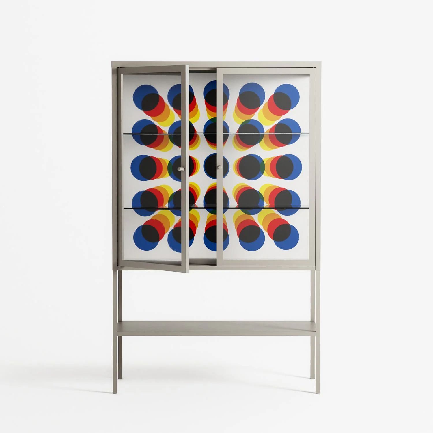 Perspektiva - Loft Cabinet - Vratislav Pecka - Pebble - Clear glass - Image 2